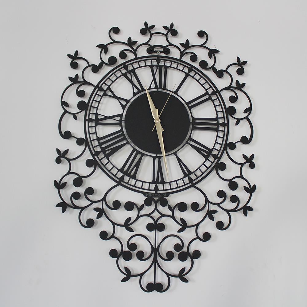 Tissue Metal Saat | PIRUDEM-METAL DUVAR SAATI | Fatih Ferforje