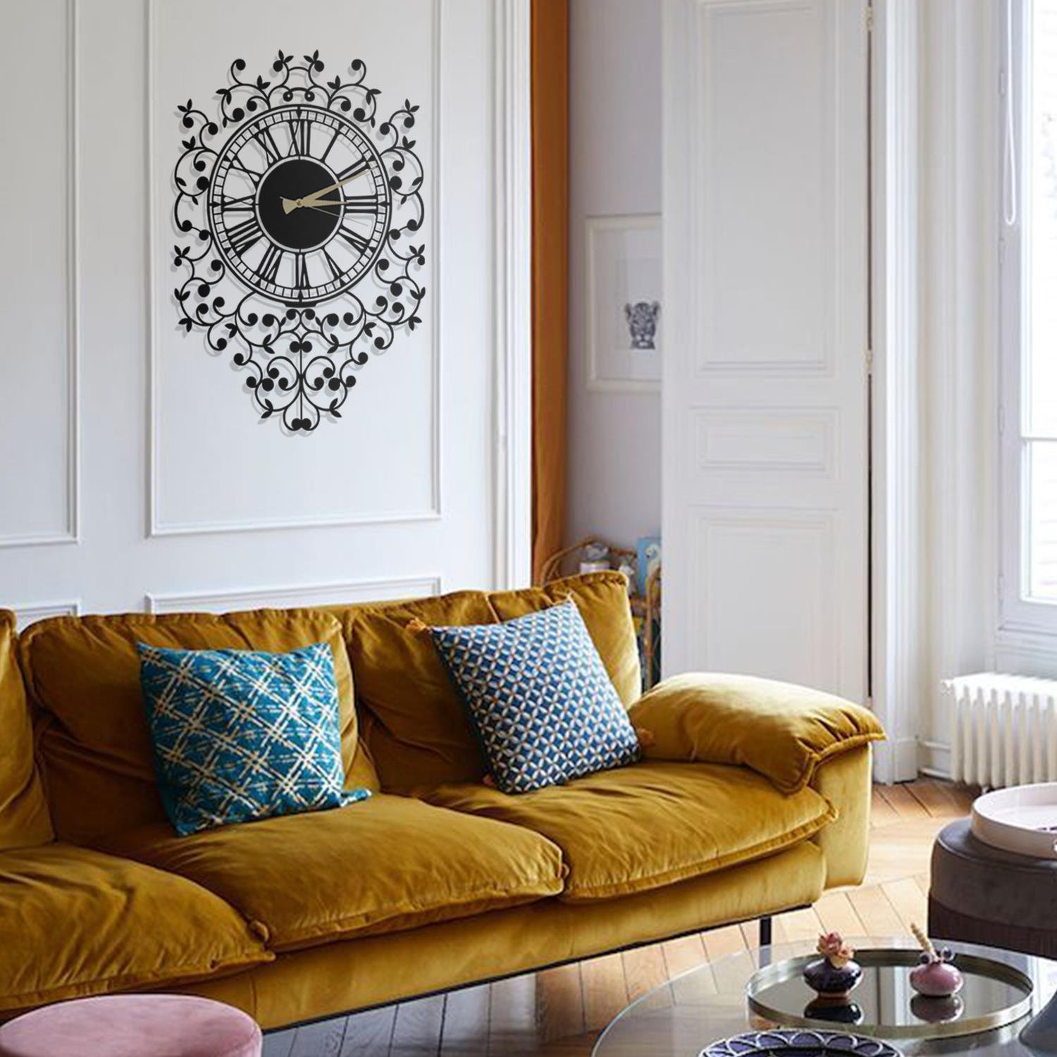 Tissue Metal Saat | PIRUDEM-METAL DUVAR SAATI | Fatih Ferforje