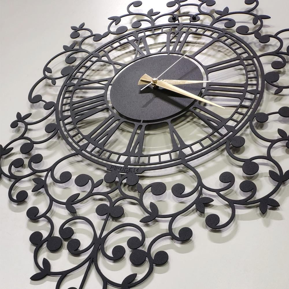 Tissue Metal Saat | PIRUDEM-METAL DUVAR SAATI | Fatih Ferforje