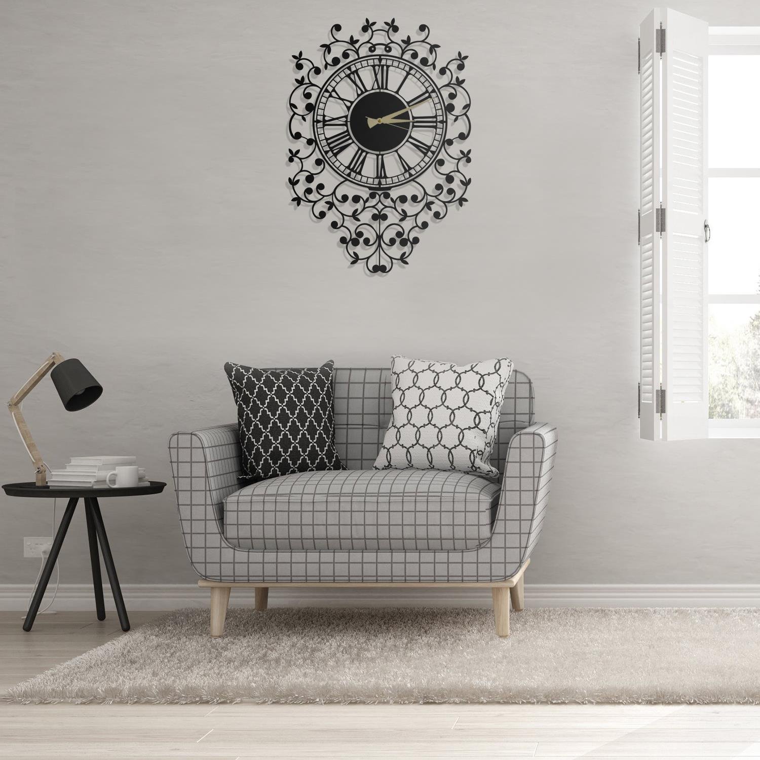 Tissue Metal Saat | PIRUDEM-METAL DUVAR SAATI | Fatih Ferforje