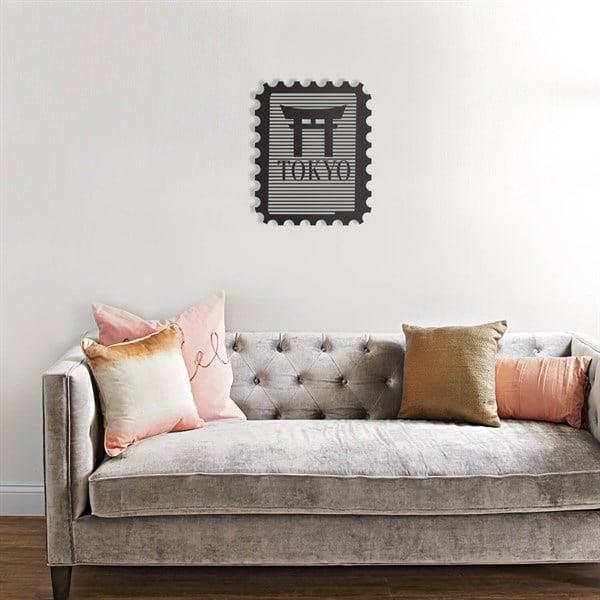Tokyo Stamp Metal Tablo