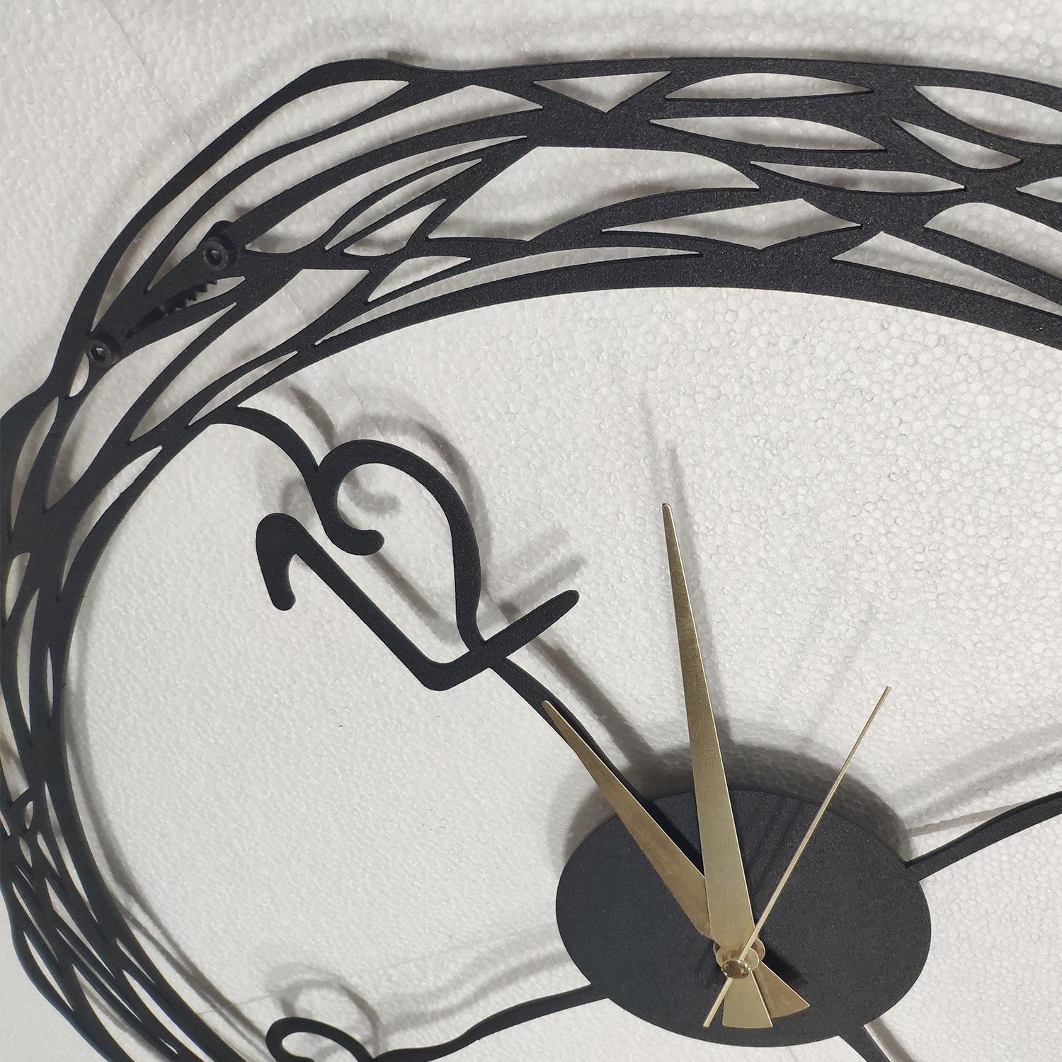 Winding Metal Saat | PIRUDEM-METAL DUVAR SAATI | Fatih Ferforje