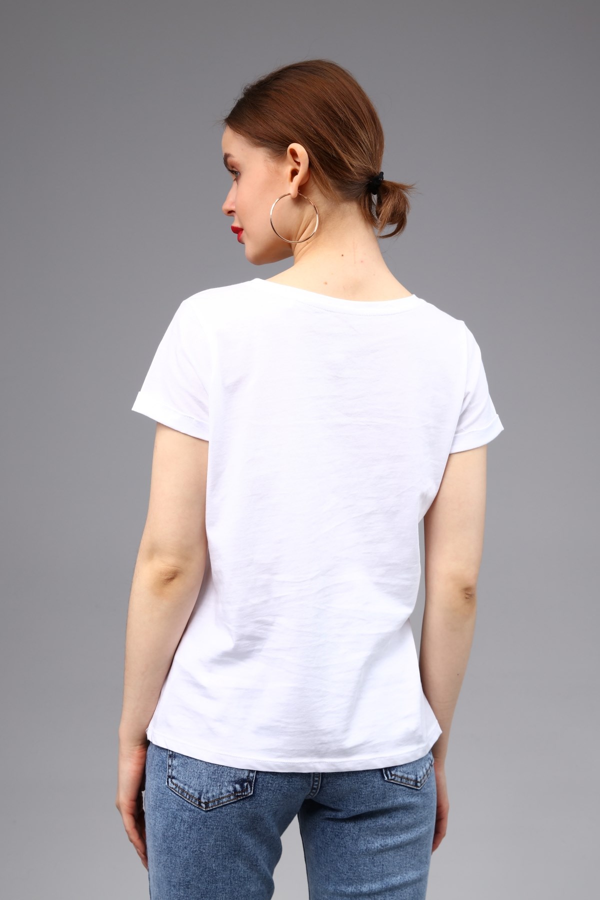Baskılı Basic T-shirt 