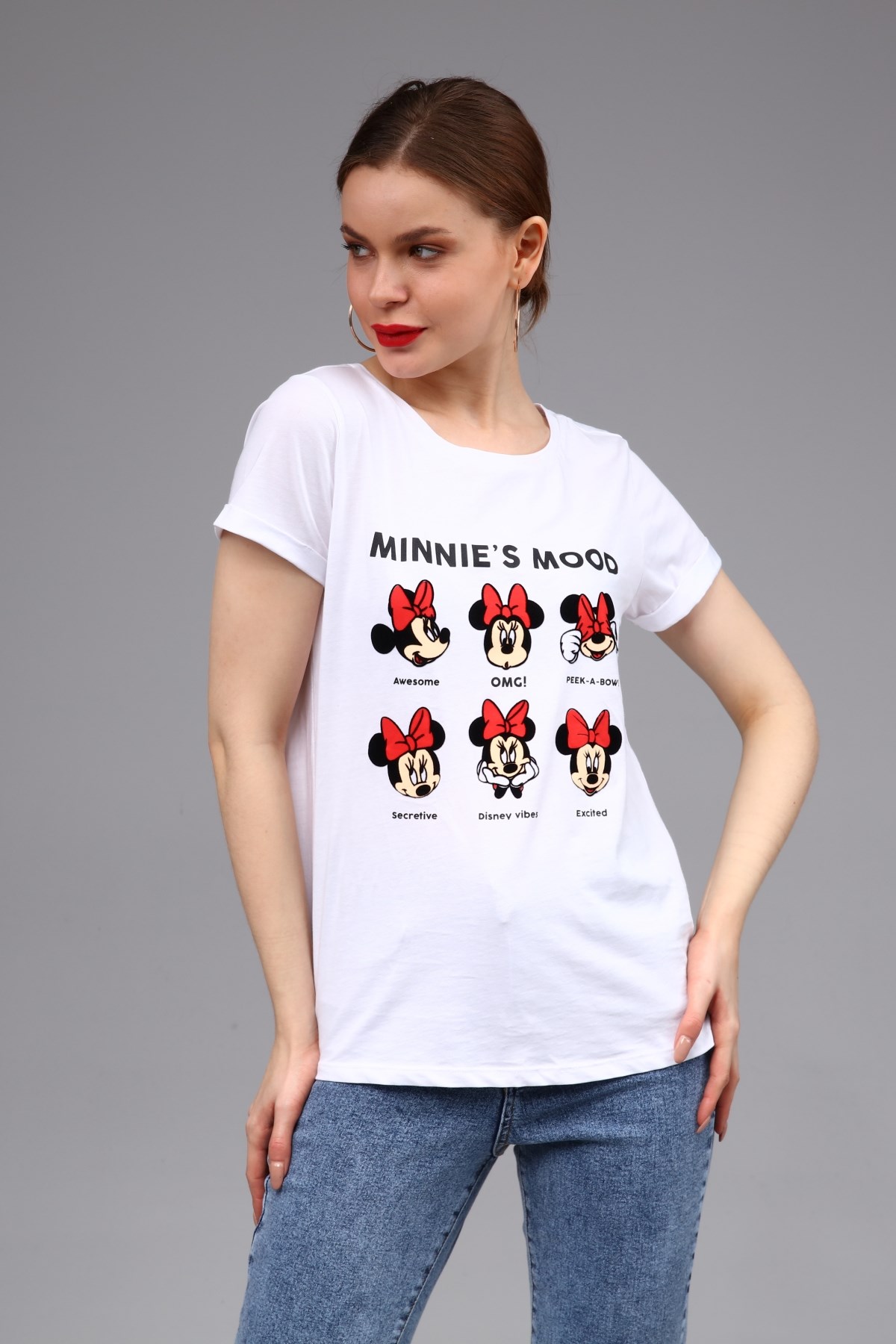 Baskılı Basic T-shirt 