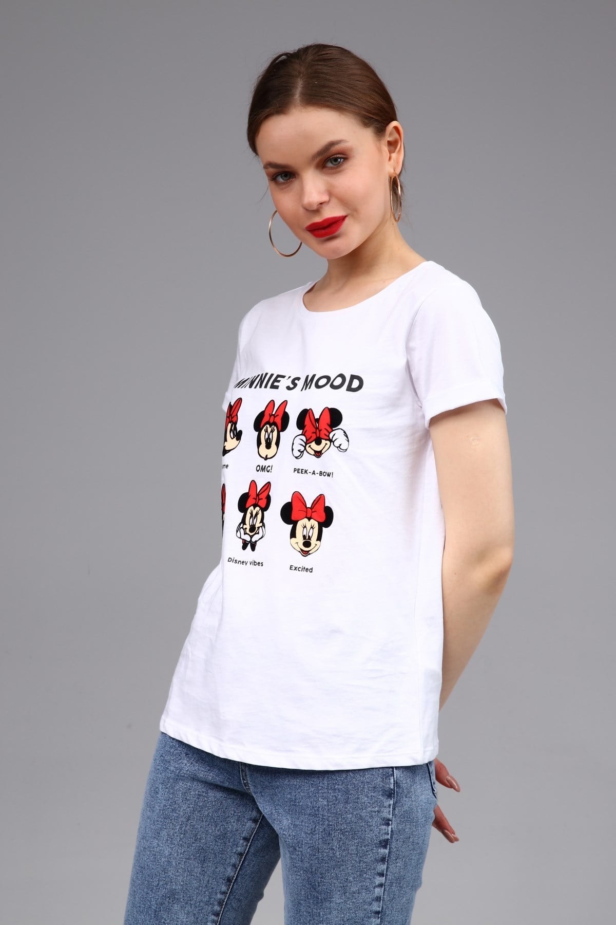 Baskılı Basic T-shirt 