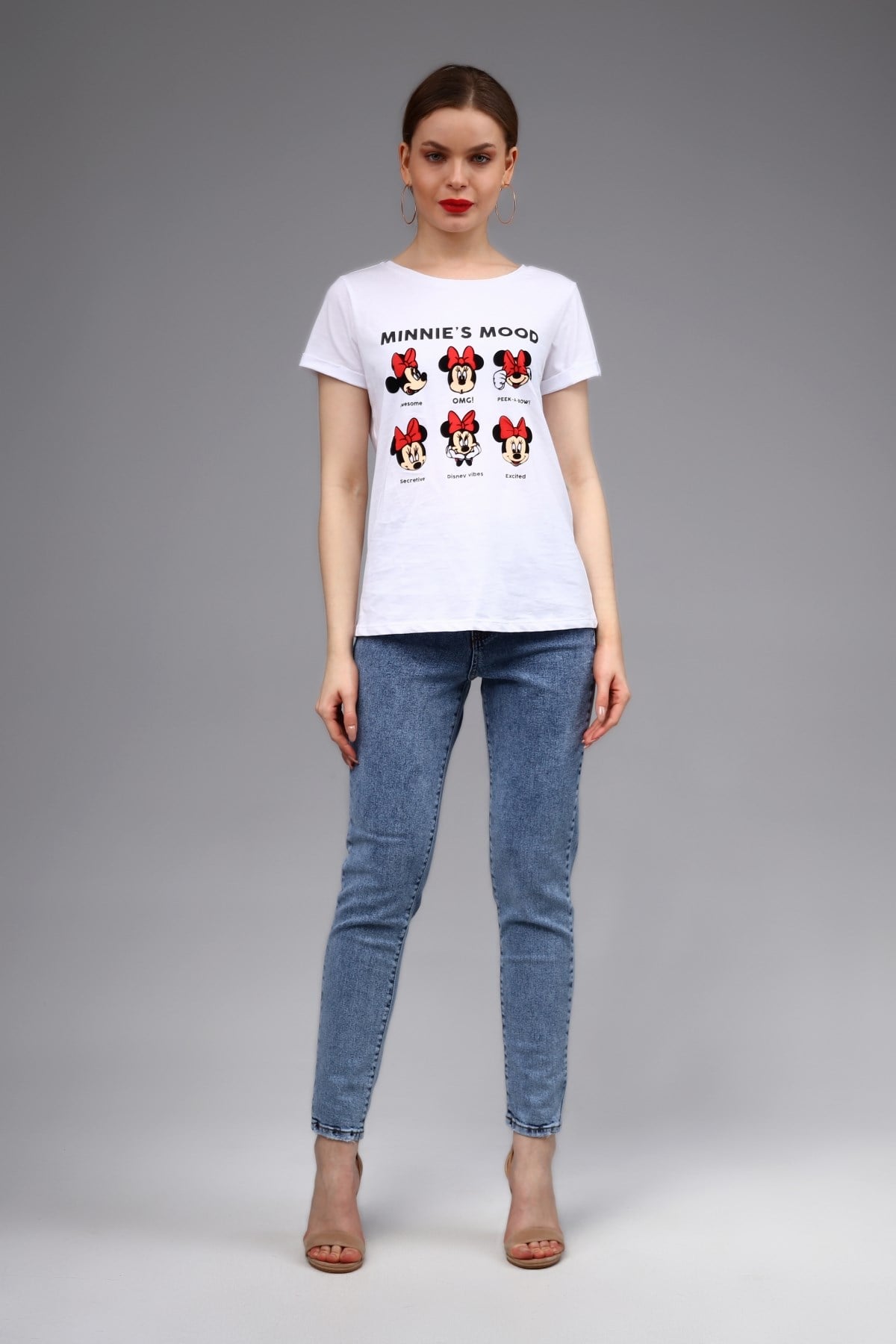 Baskılı Basic T-shirt 