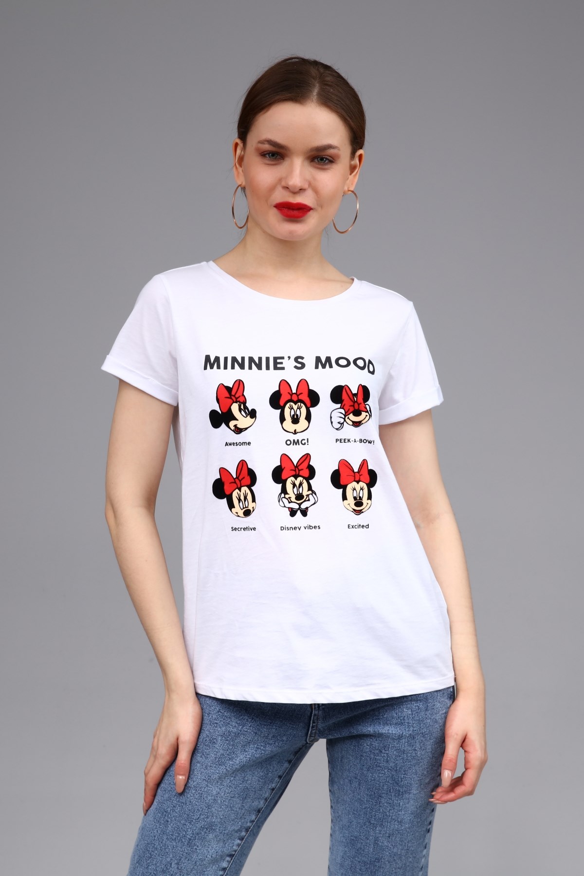 Baskılı Basic T-shirt 