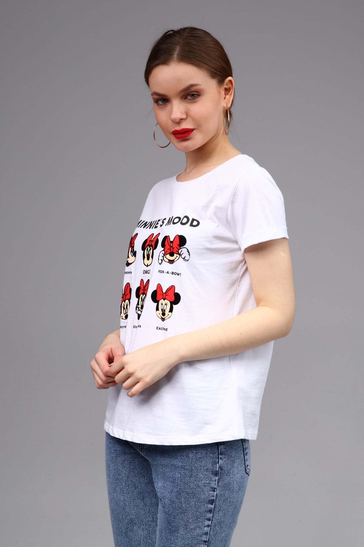Baskılı Basic T-shirt 