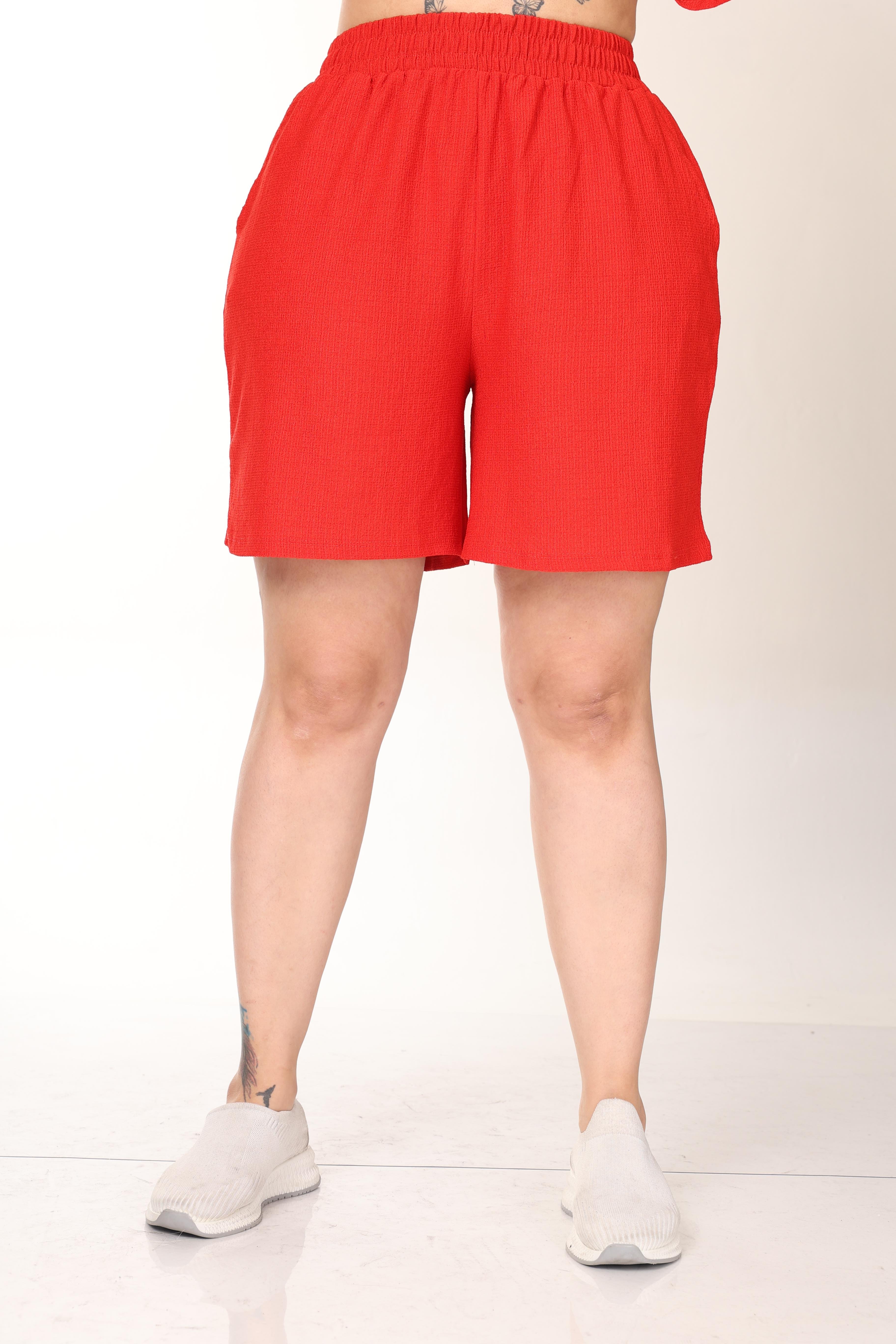 Büyük Beden Kimono & Şort Örme Takım