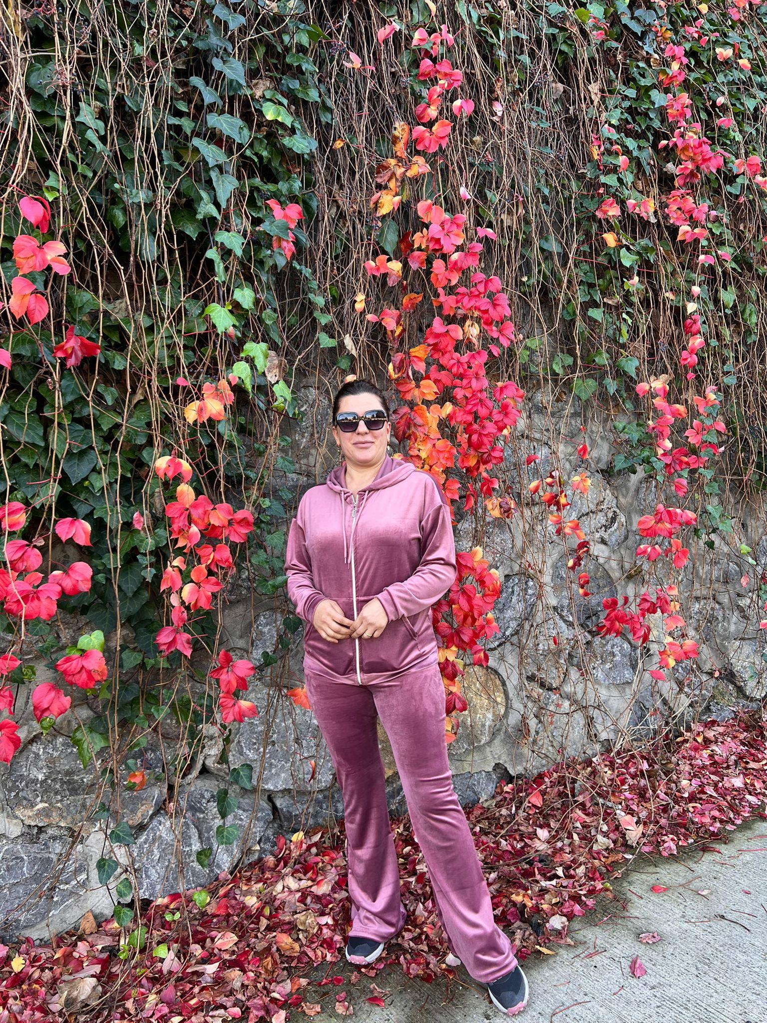 İspanyol Paça Tayt Pantolon & Fermuarlı Sweat Alt-Üst Takım | Mjora Butik