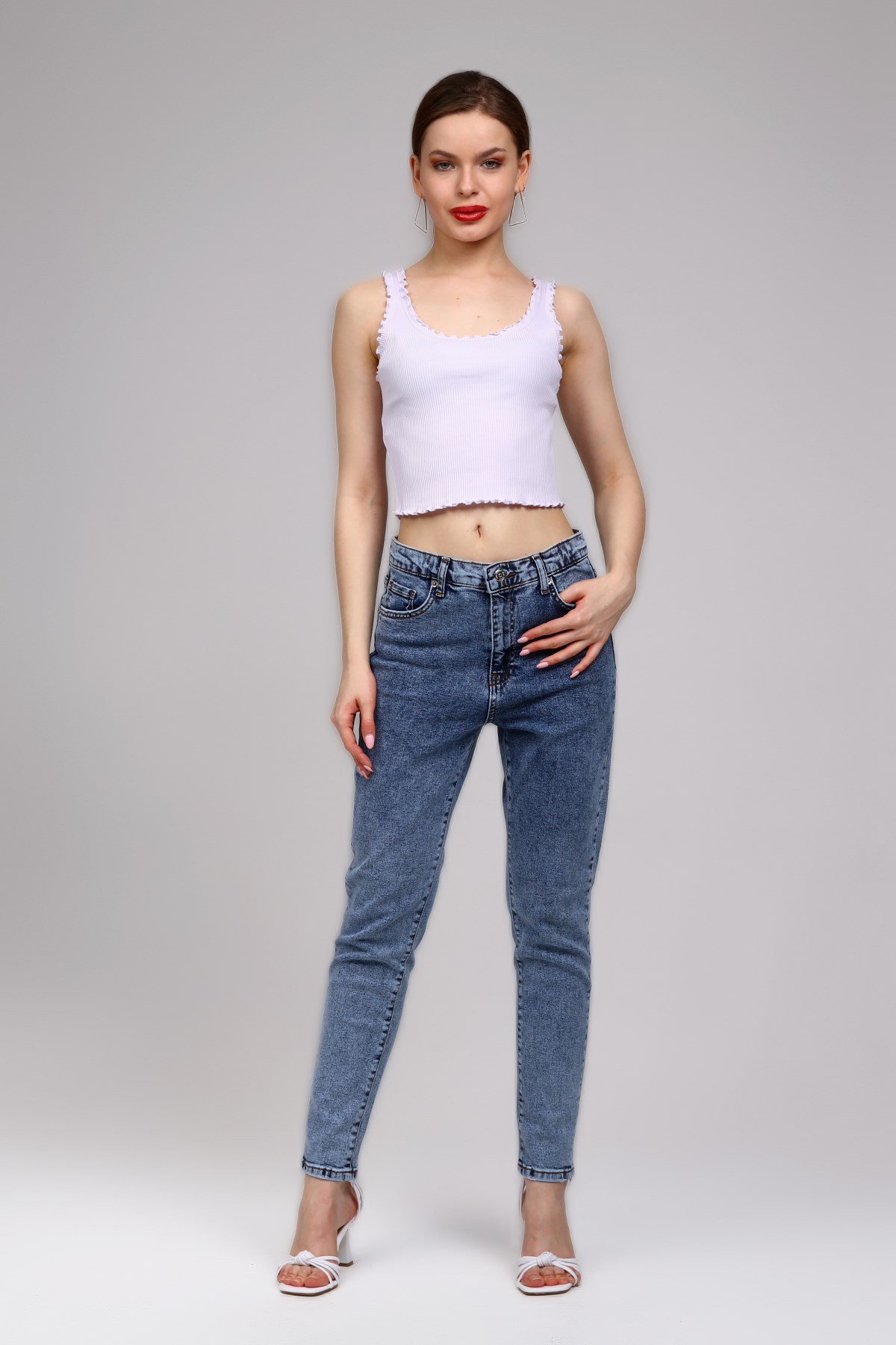 Lila Fitilli Crop Top