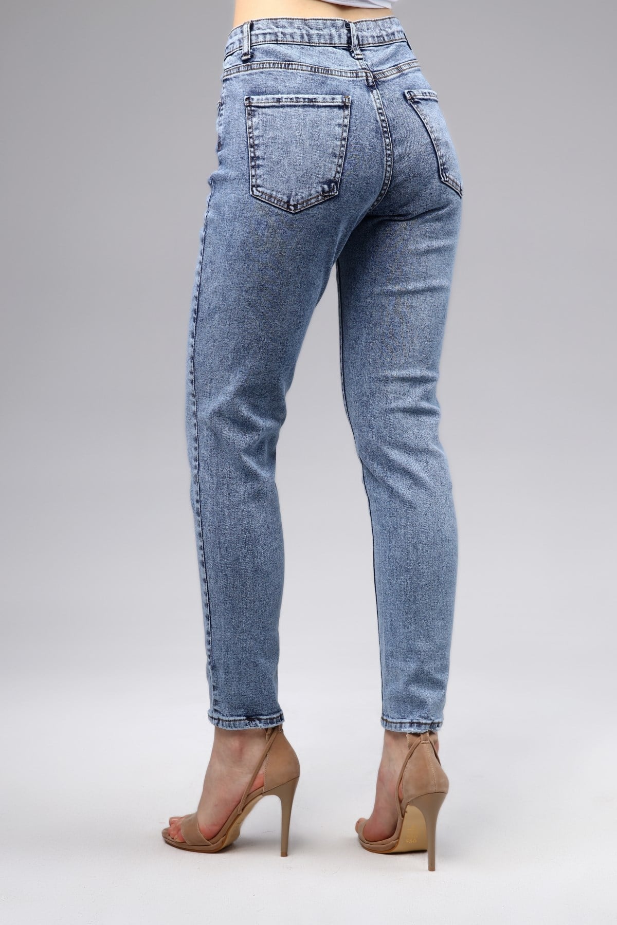 Orta Bel Skınny Jean Pantolon 