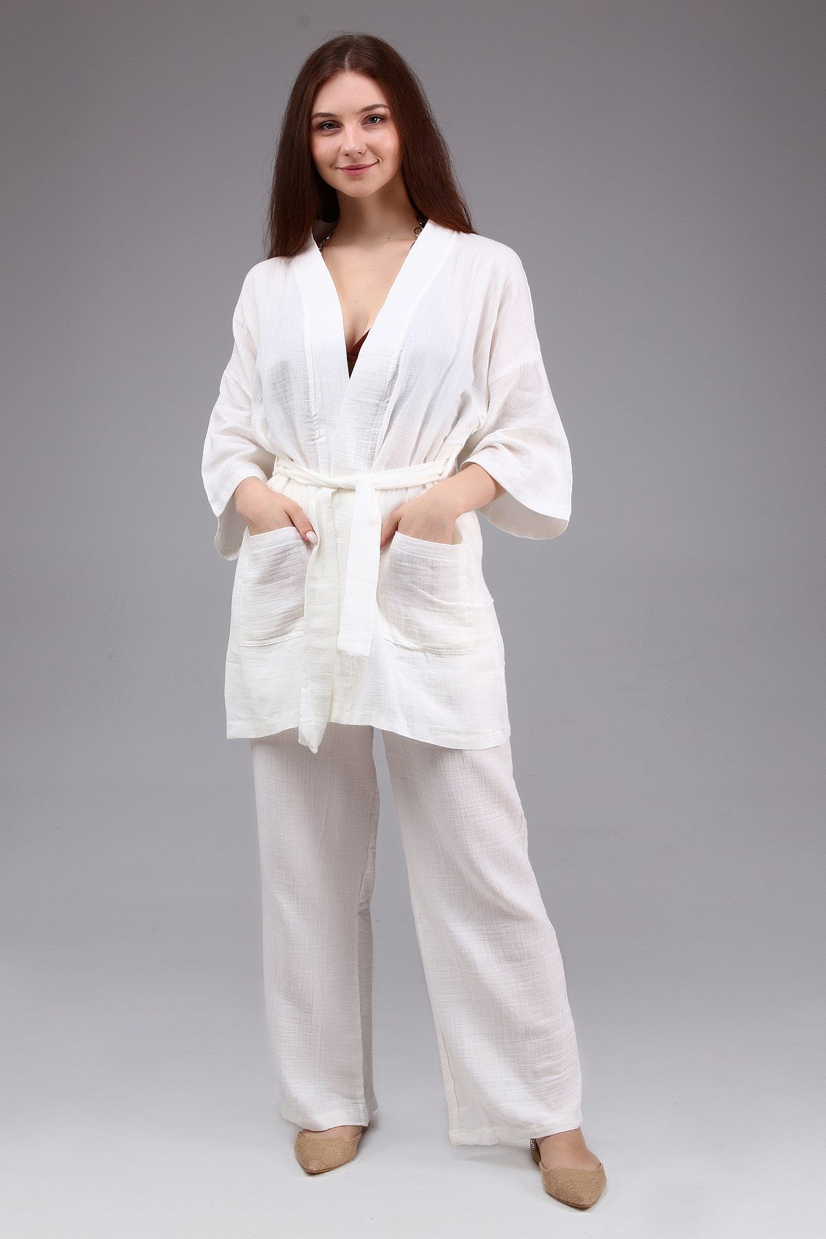 Salaş Kesim Keten Takım