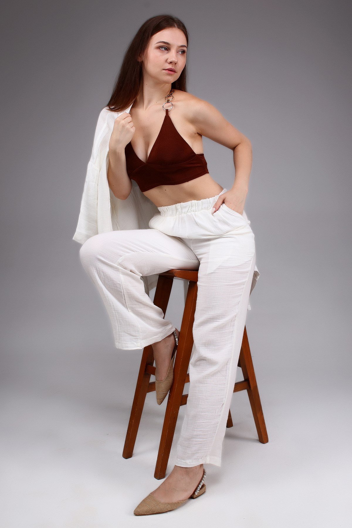 Salaş Kesim Keten Takım