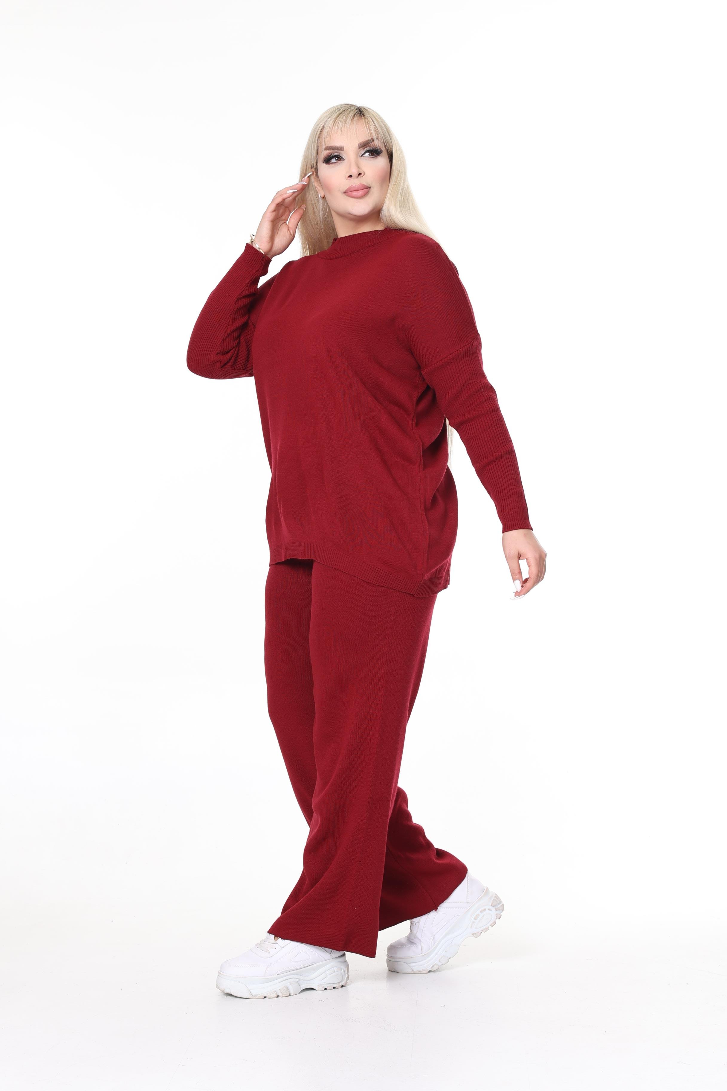 Triko Örme Pantolon&Tunik Rahat Kalıp Takım