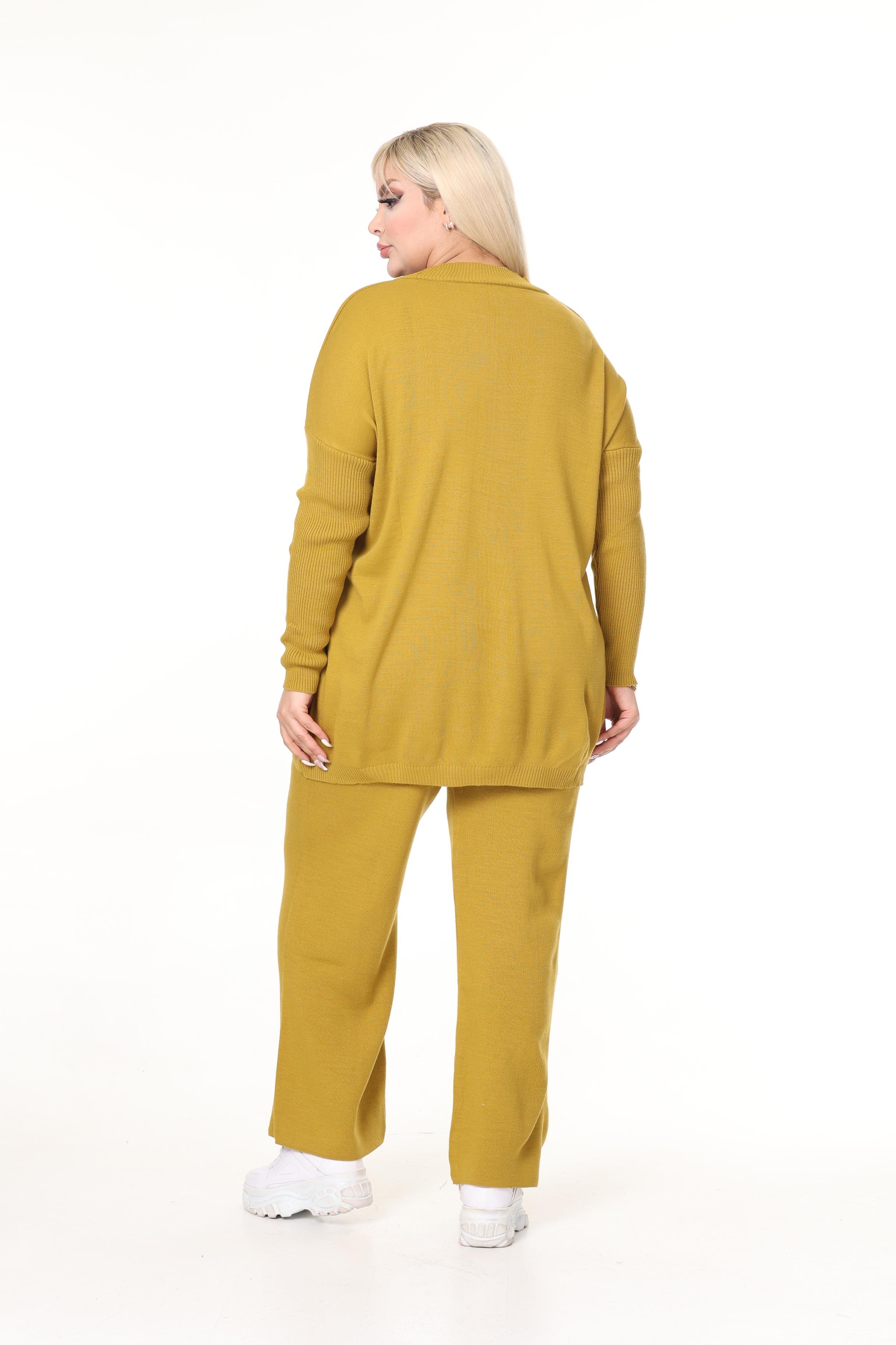 Triko Örme Pantolon&Tunik Rahat Kalıp Takım