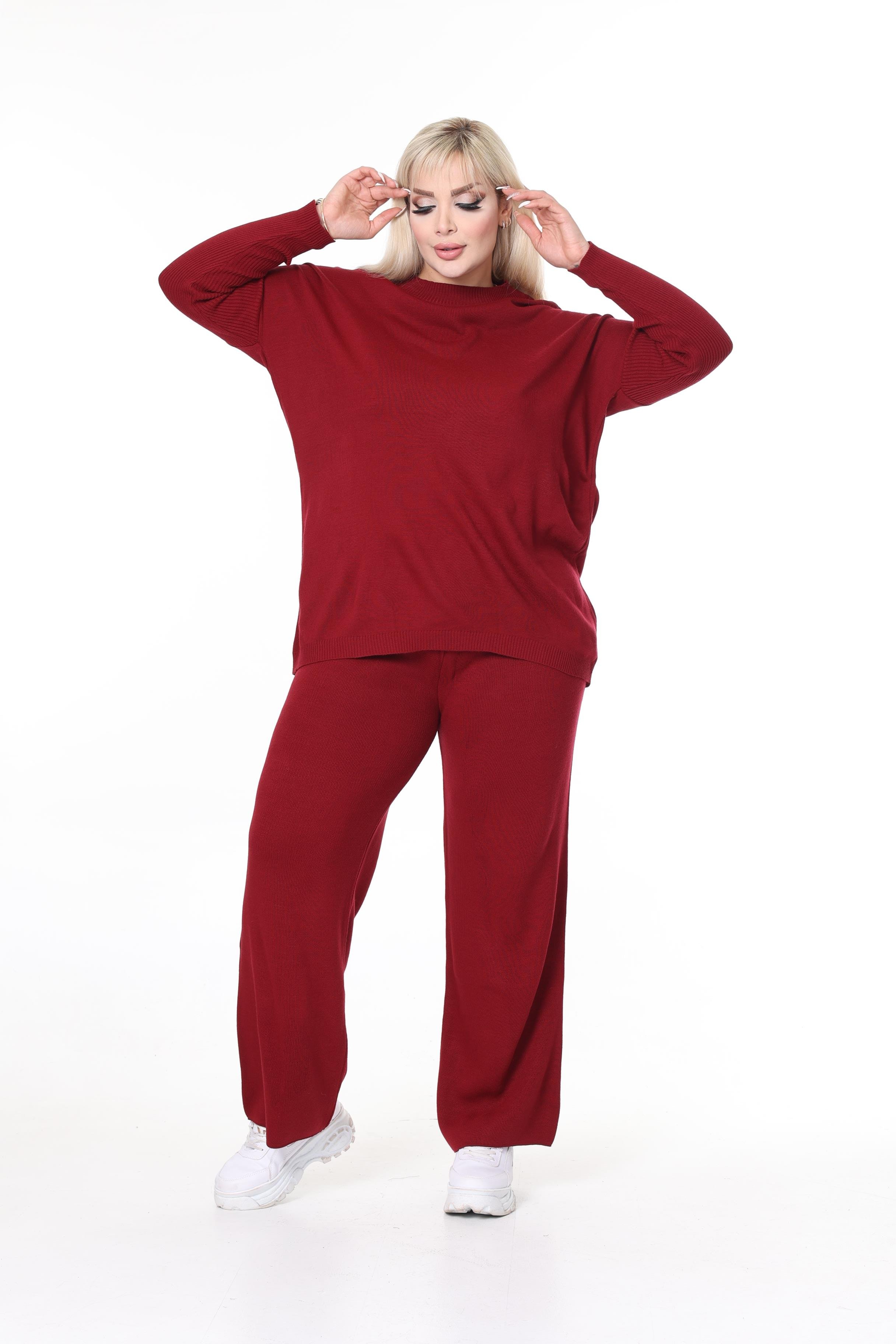 Triko Örme Pantolon&Tunik Rahat Kalıp Takım