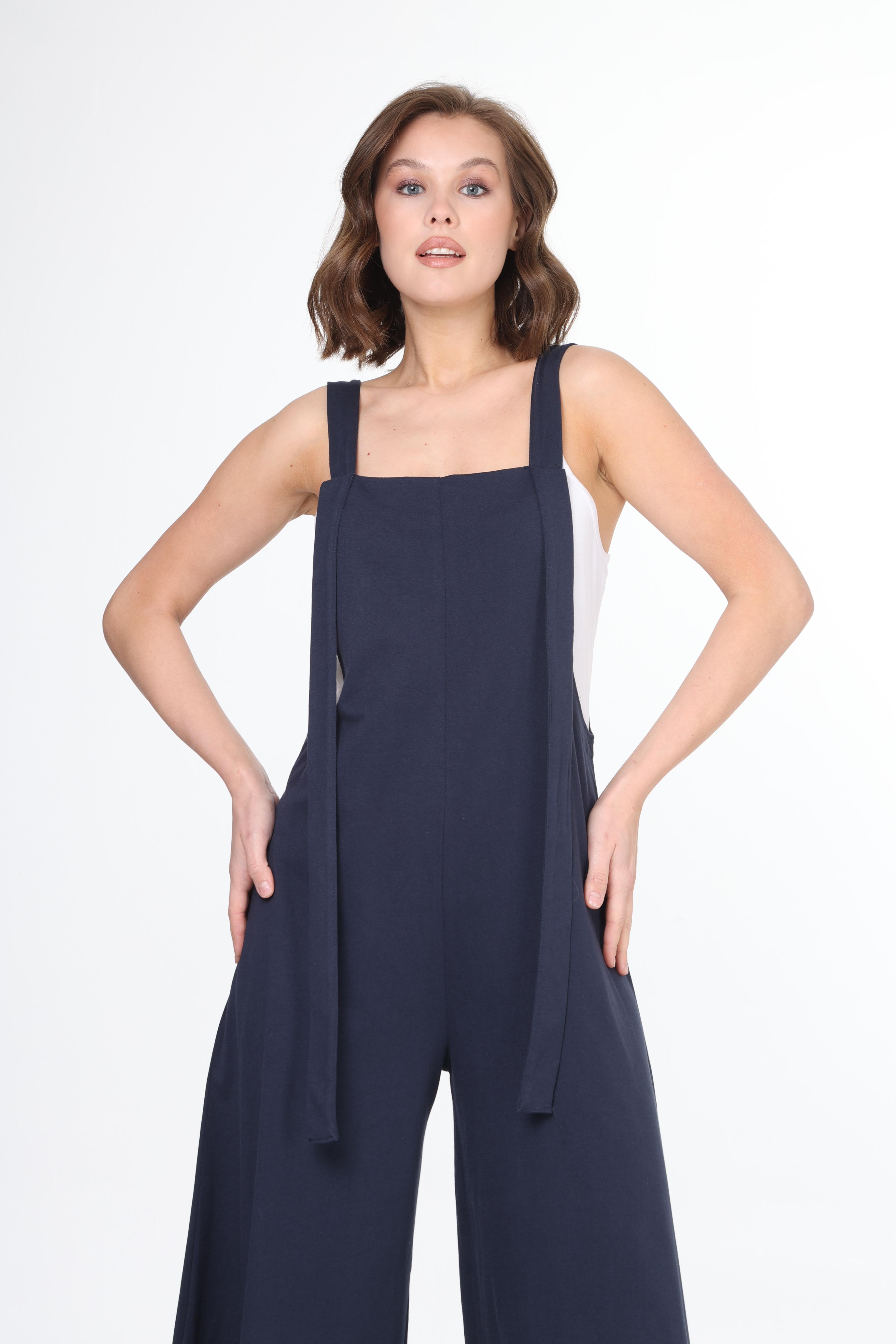 Zara Askılı Salopet Tulum