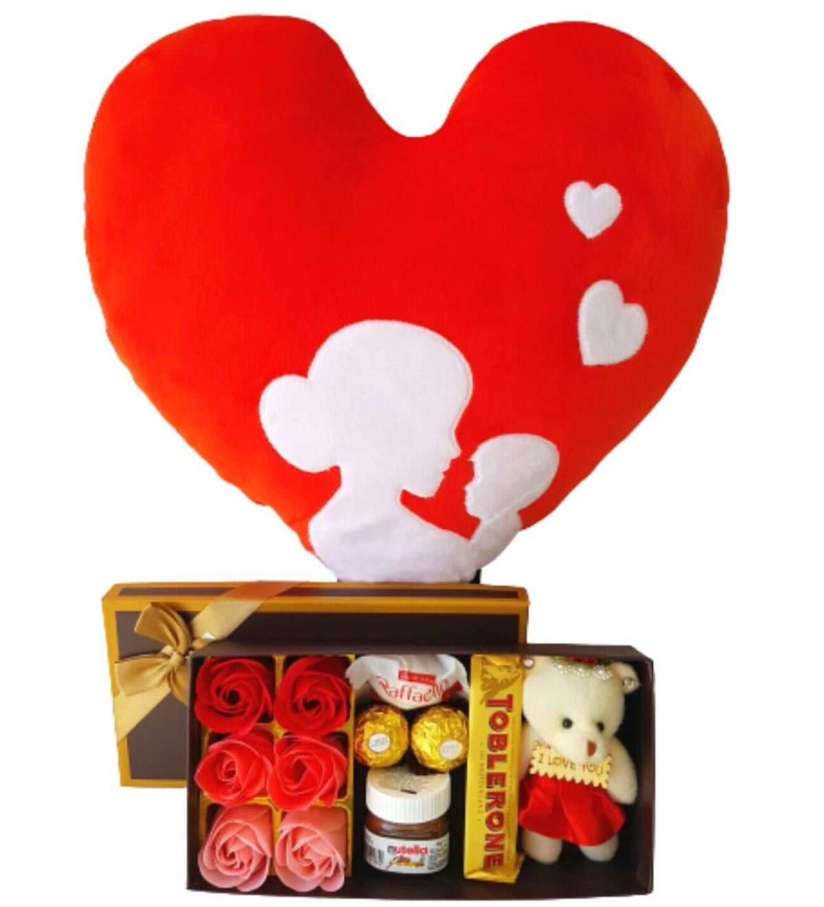 Kişiye Özel Anne Bebek Kalp Yastık Gül Kutusu Ferrero Çikolata Seni Seviyorum Ayıcık Işıklı Love Fanus Yeni Doğan Hediye Seti;Yeni Doğan Hediye Seti