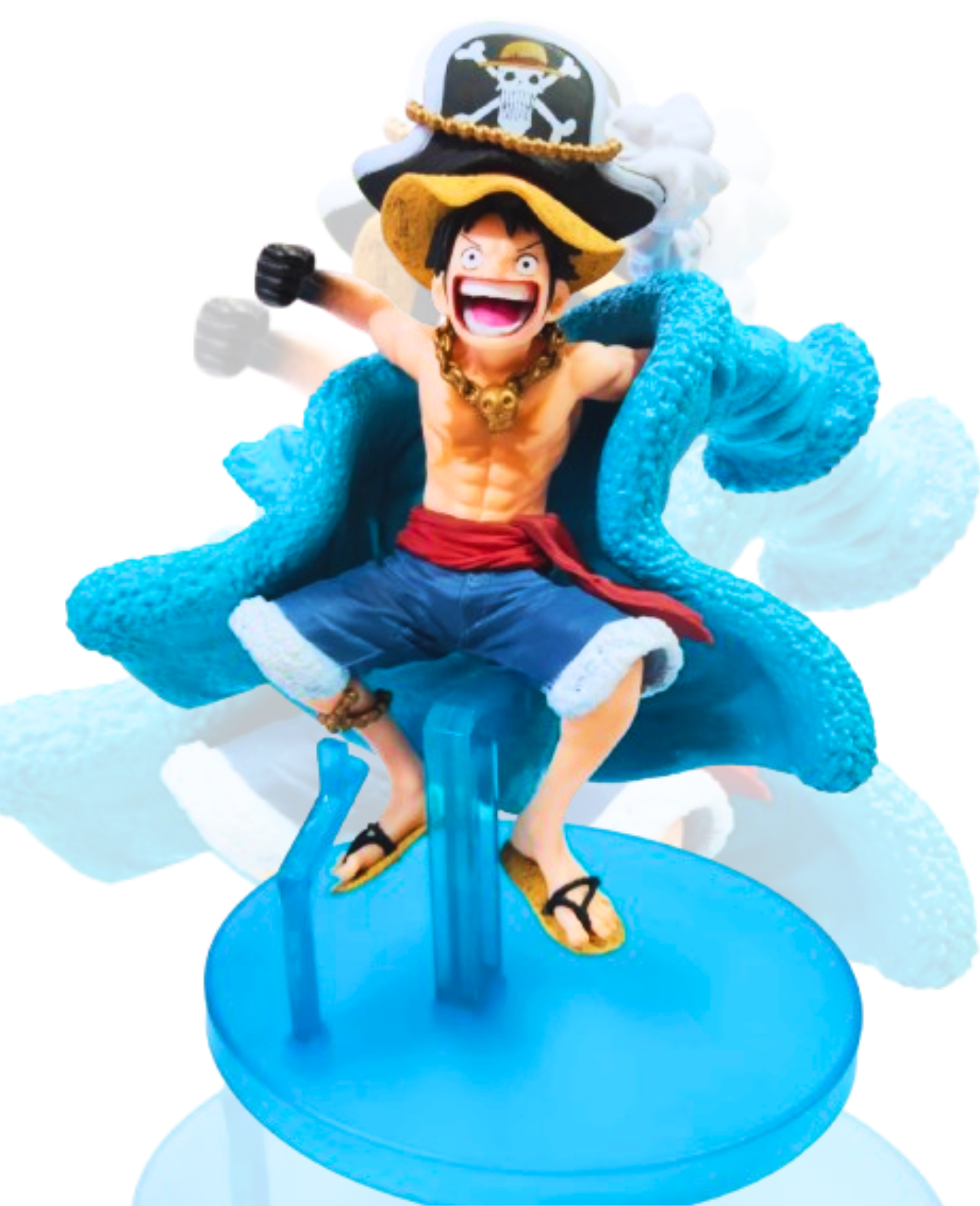Monkey D. Luffy Kaptan Şapkalı Tek Parça Figürü - 17x15 cm One Piece Figür KARAKTER FİGÜR