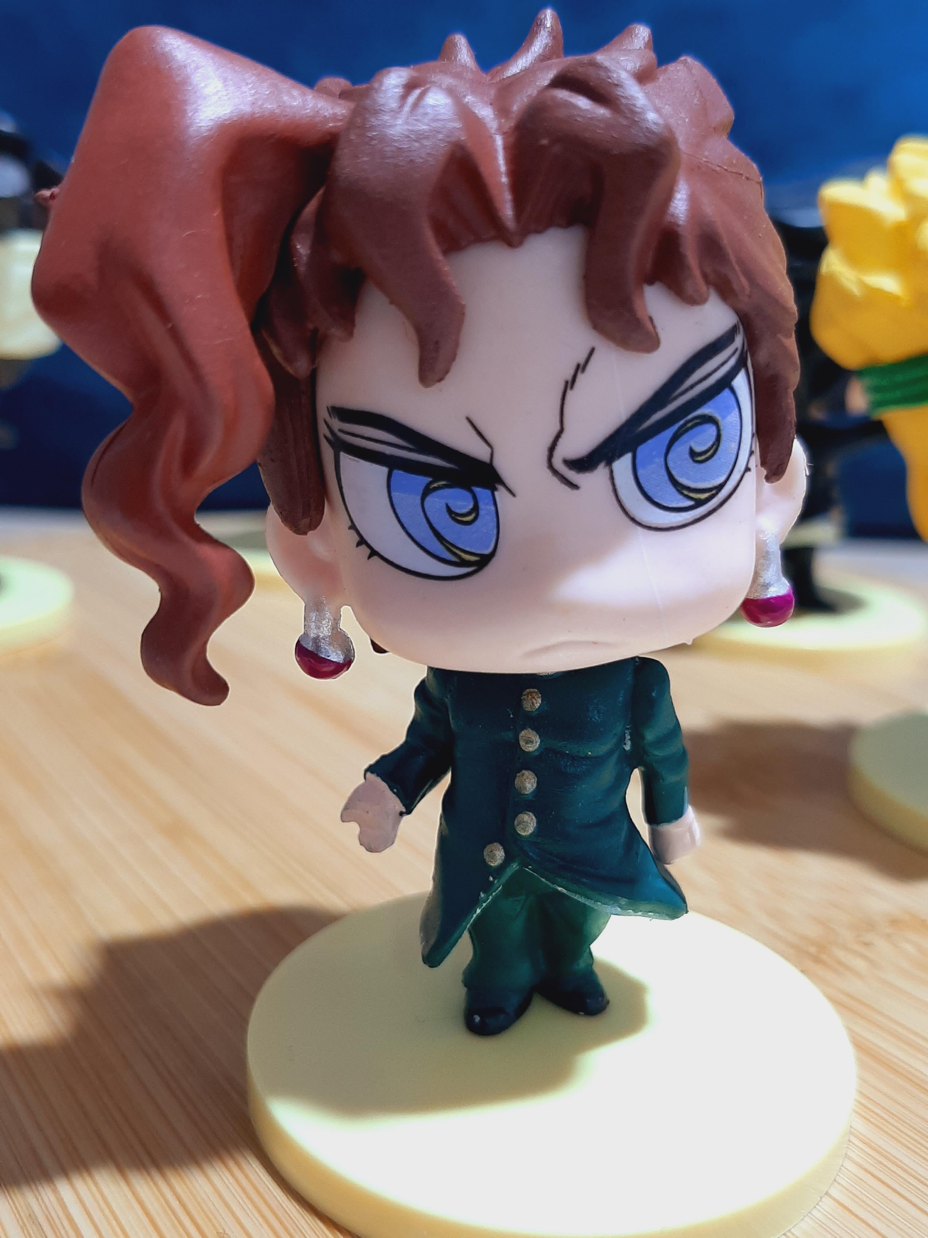 7 Parça Sevimli Versiyonu JoJo Tuhaf Macera Figürü Jonathan Joestar Dio Brando Erina Joestar Caesar Anthonio Zeppeli PVC Action Figure Seti Karakter Figur