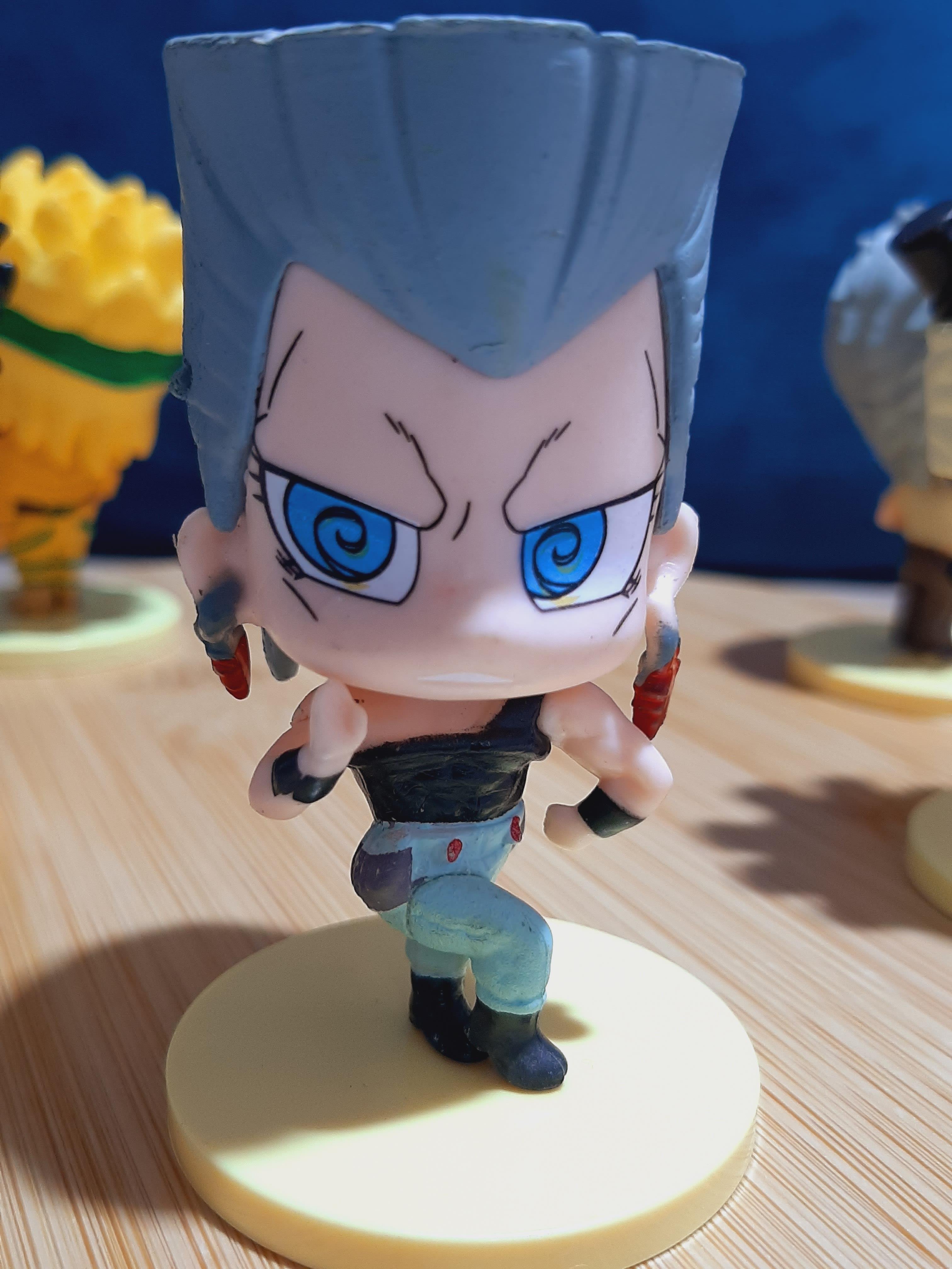 7 Parça Sevimli Versiyonu JoJo Tuhaf Macera Figürü Jonathan Joestar Dio Brando Erina Joestar Caesar Anthonio Zeppeli PVC Action Figure Seti Karakter Figur