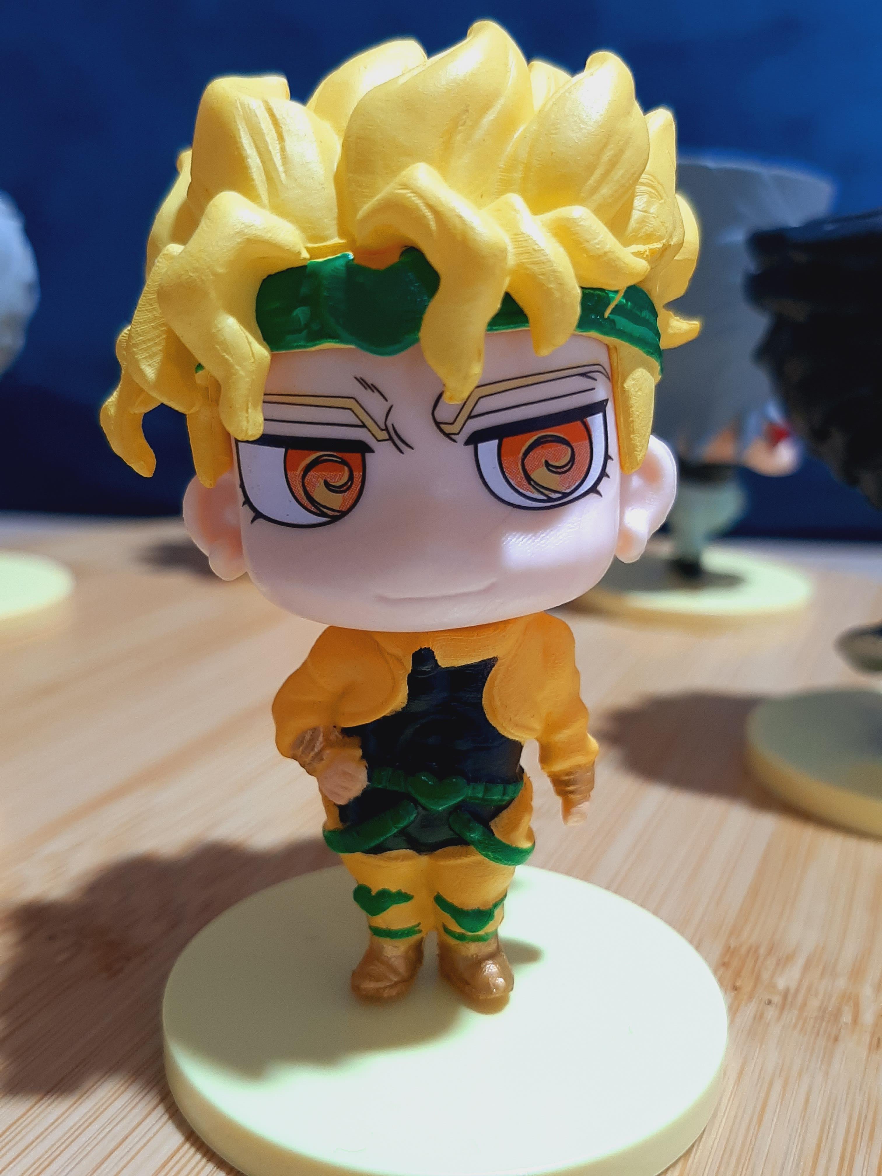 7 Parça Sevimli Versiyonu JoJo Tuhaf Macera Figürü Jonathan Joestar Dio Brando Erina Joestar Caesar Anthonio Zeppeli PVC Action Figure Seti Karakter Figur