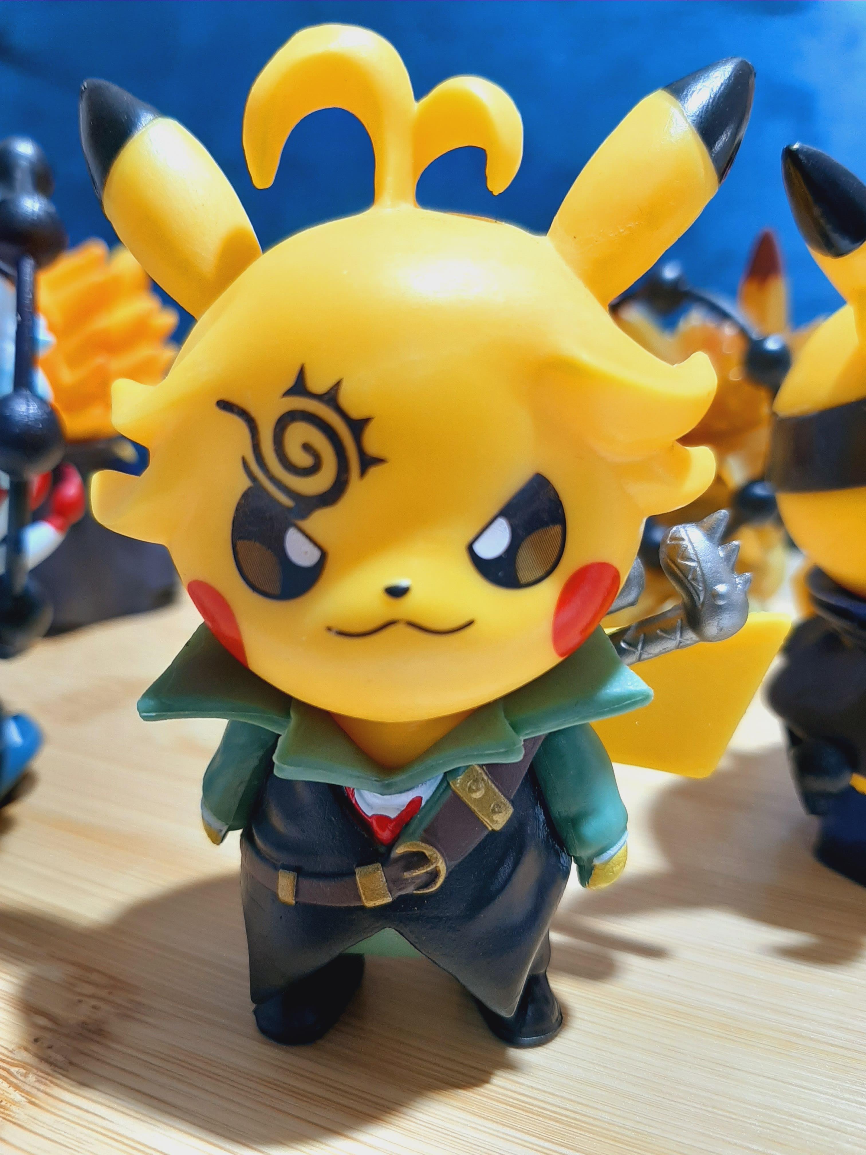 Anime Pokemon Cosplay 6lı Figür Seti Karakter Figur
