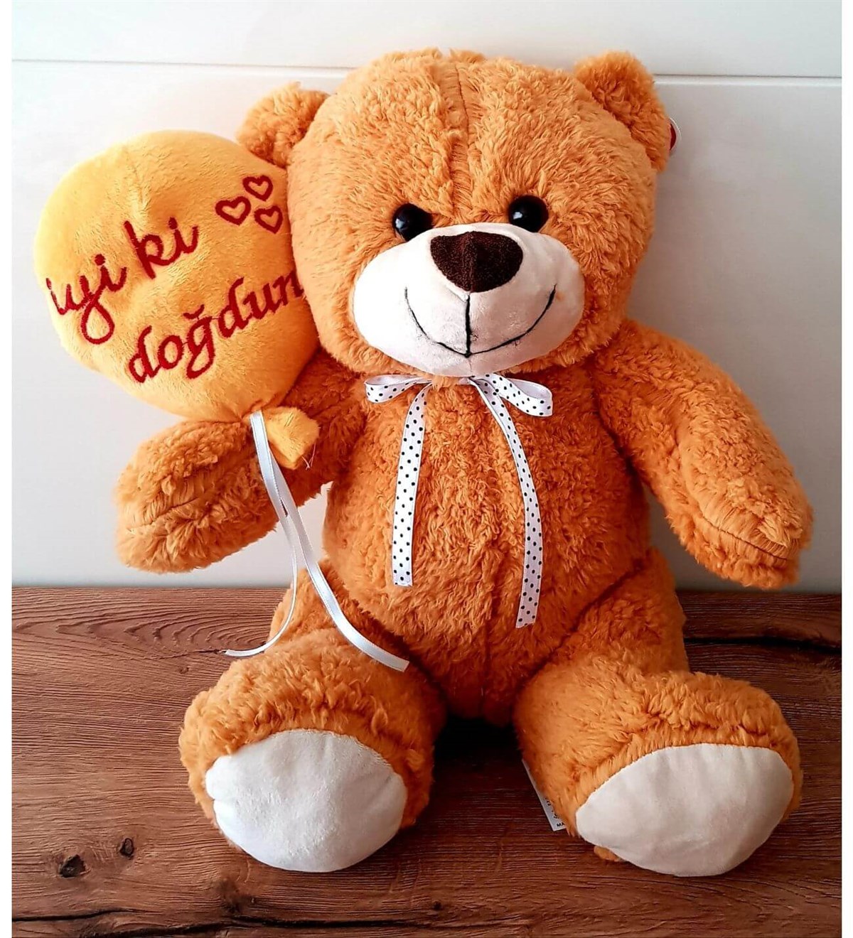 İyiki Doğdun Mesajlı Pelüş Ayıcıklı Rocher Çikolata Ve Sevgi Sözcükleri Set HEDİYE