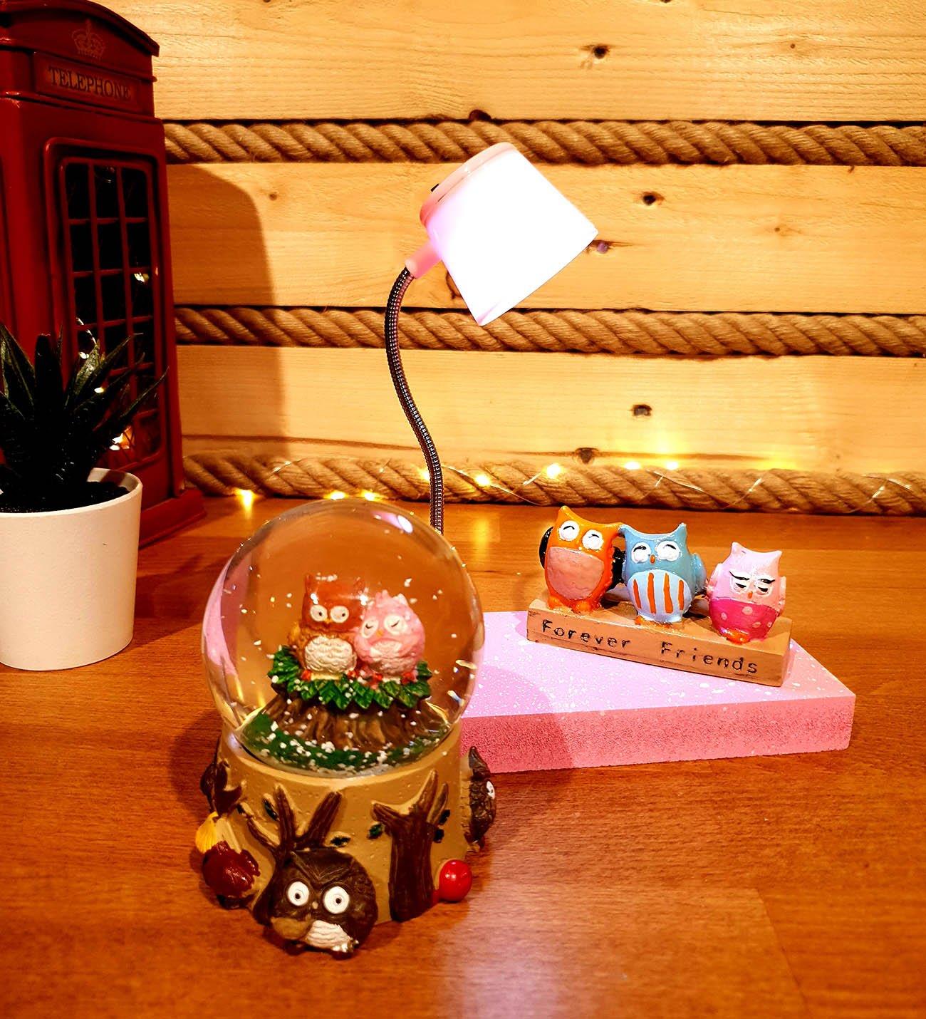 Best Friends Renk Değitiren Kar Küresi Ve Masa Lambası Arkadaşa Hediye BANYO GURUBU