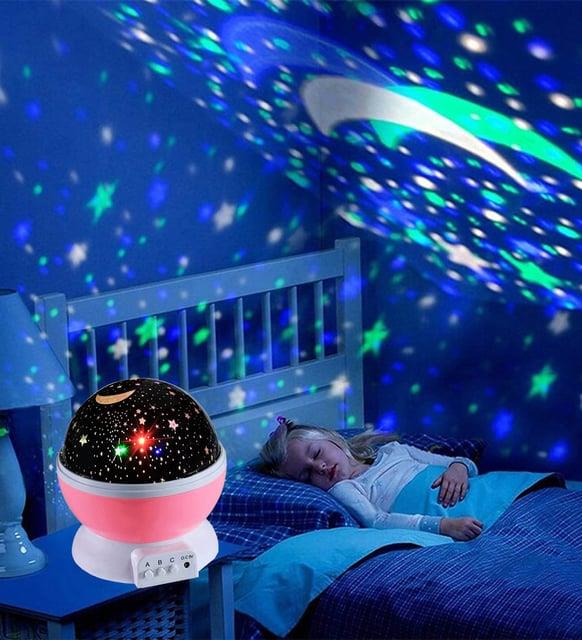Otomatik Star Master Hareketli Renk Değiştiren Gece Lambası BANYO GURUBU