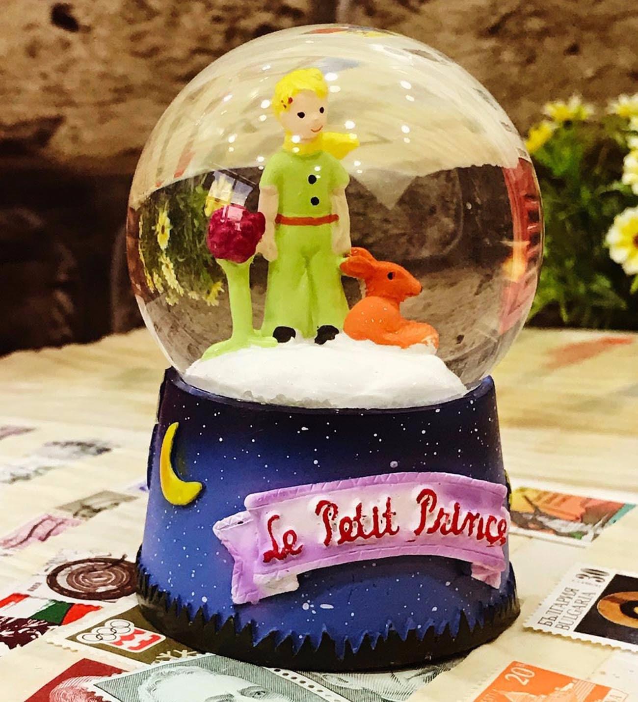 Küçük Prens Biblolu Notluk Kalemlik Ve Mini Kar Küresi Hediye Seti BANYO GURUBU