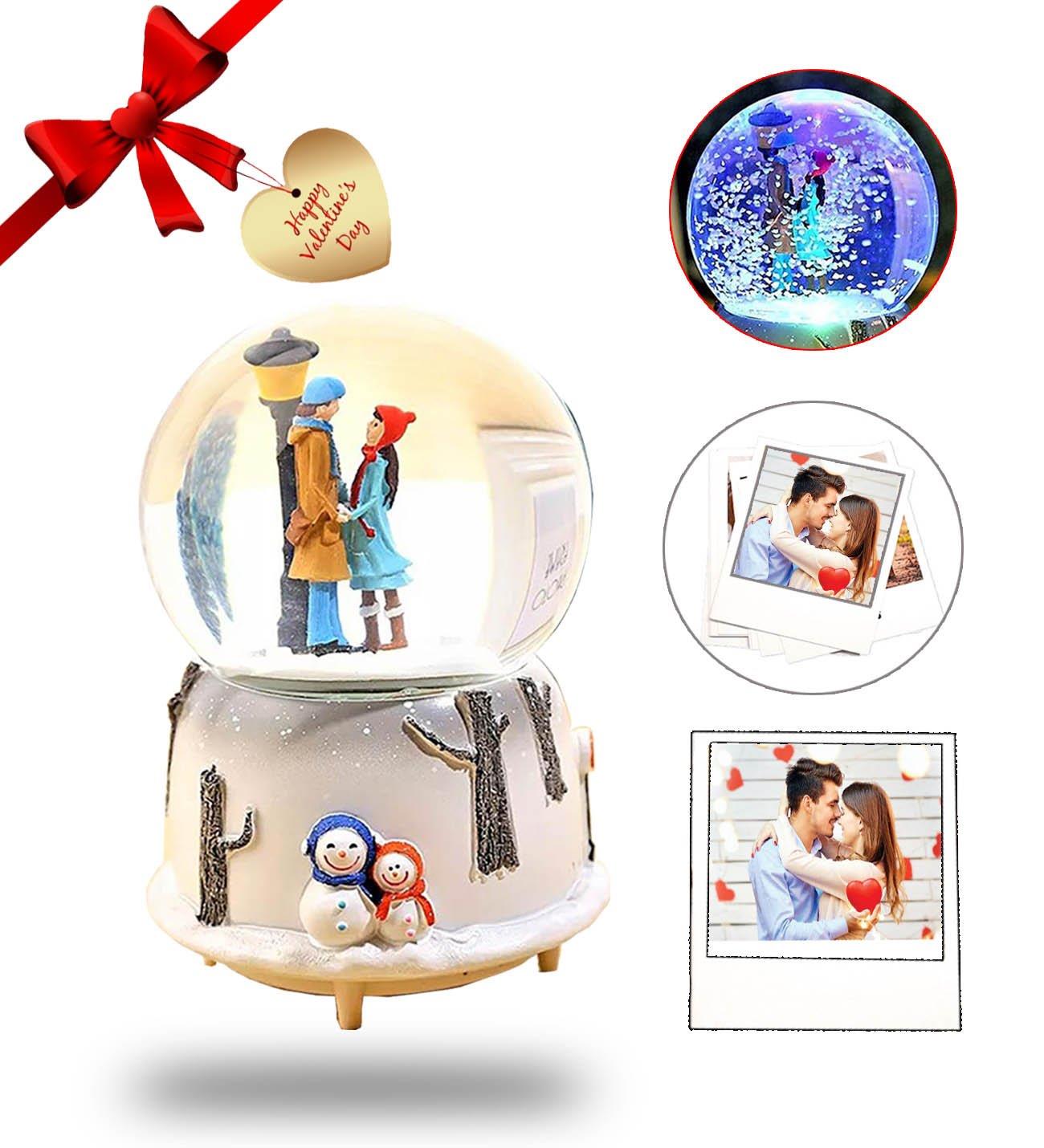 Kişiye Özel Sokak Lambası Romantik Buluşma Işıklı Kar Küresi BANYO GURUBU