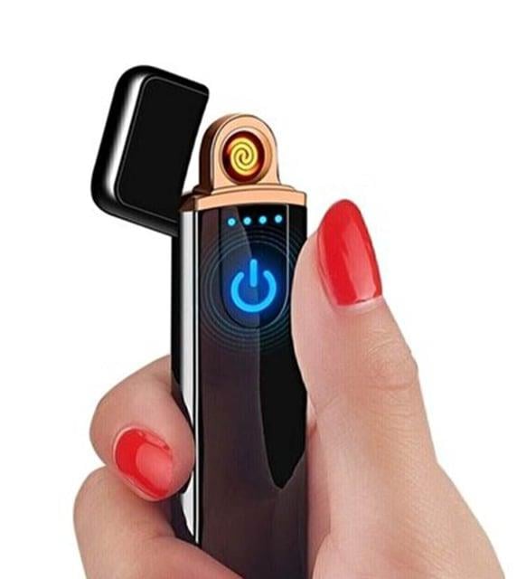 Elektronik Dokunmatik Alevsiz Şarjlı Çakmak Erkeğe Hediye ÇAKMAK MODELLERİ