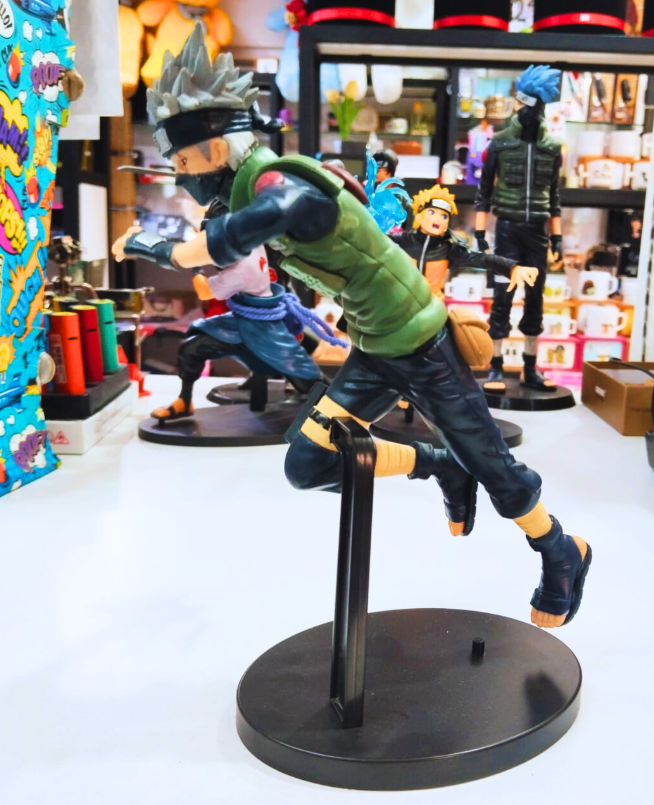 Kakashi Hatake Figürü 20 cm - Koleksiyonluk PVC Naruto Anime Figür NARUTO FİGÜR