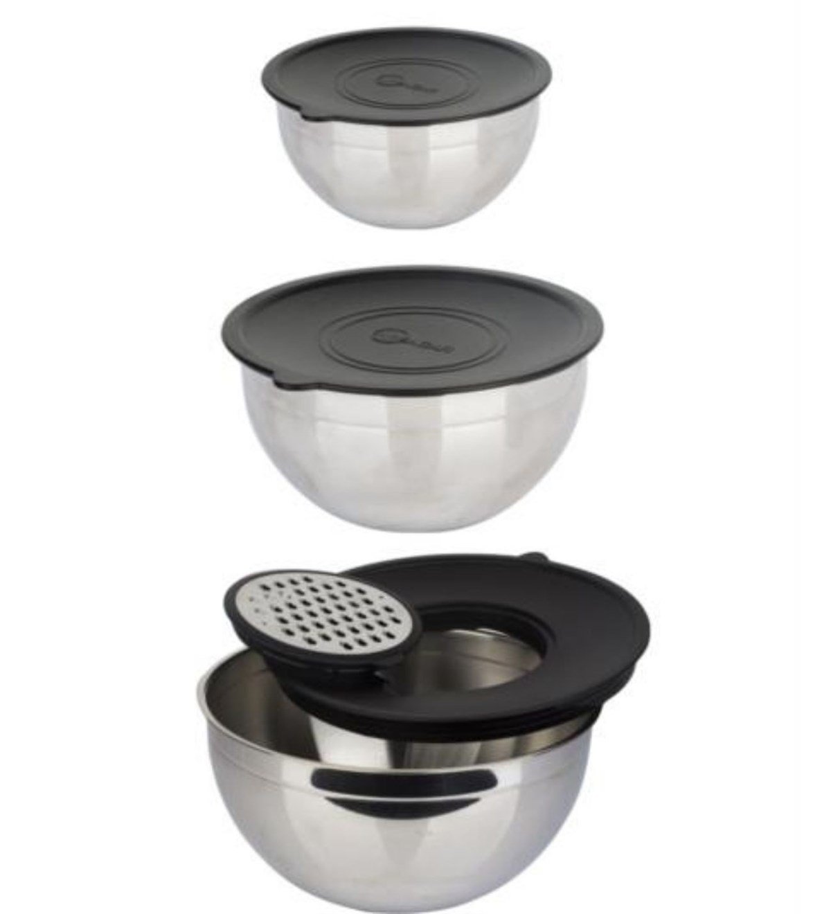 Çelik Kase Set 16 - 20 - 24 Cm Karat Serisi Karıştırma Kabı Rendeli TENCERE ÇEŞİTLERİ