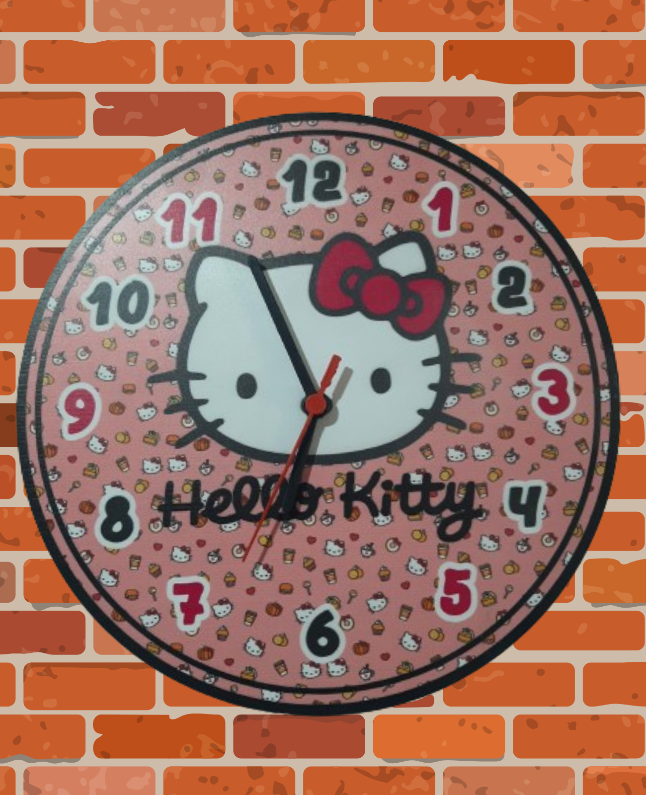 Hello Kıtty Çocuk Odası Duvar Saati Sessiz Mekanizmalı DUVAR SAATLERİ