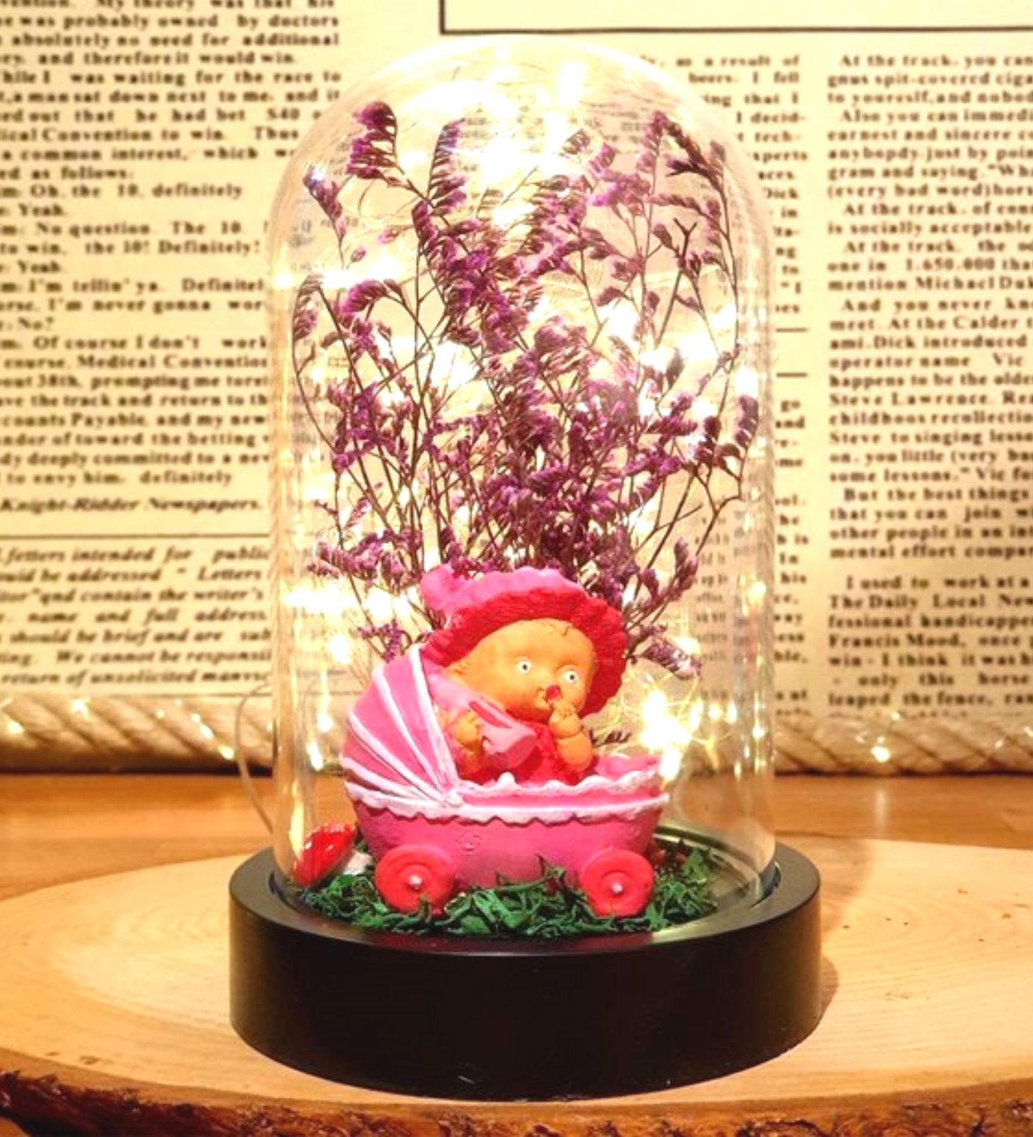 Kız Bebek Hediyesi. Kişiye Özel İyiki Doğdun Ayıcık Ters Fanus İnstagram Çerçeve Hediye Seti BEBEK HEDİYESİ