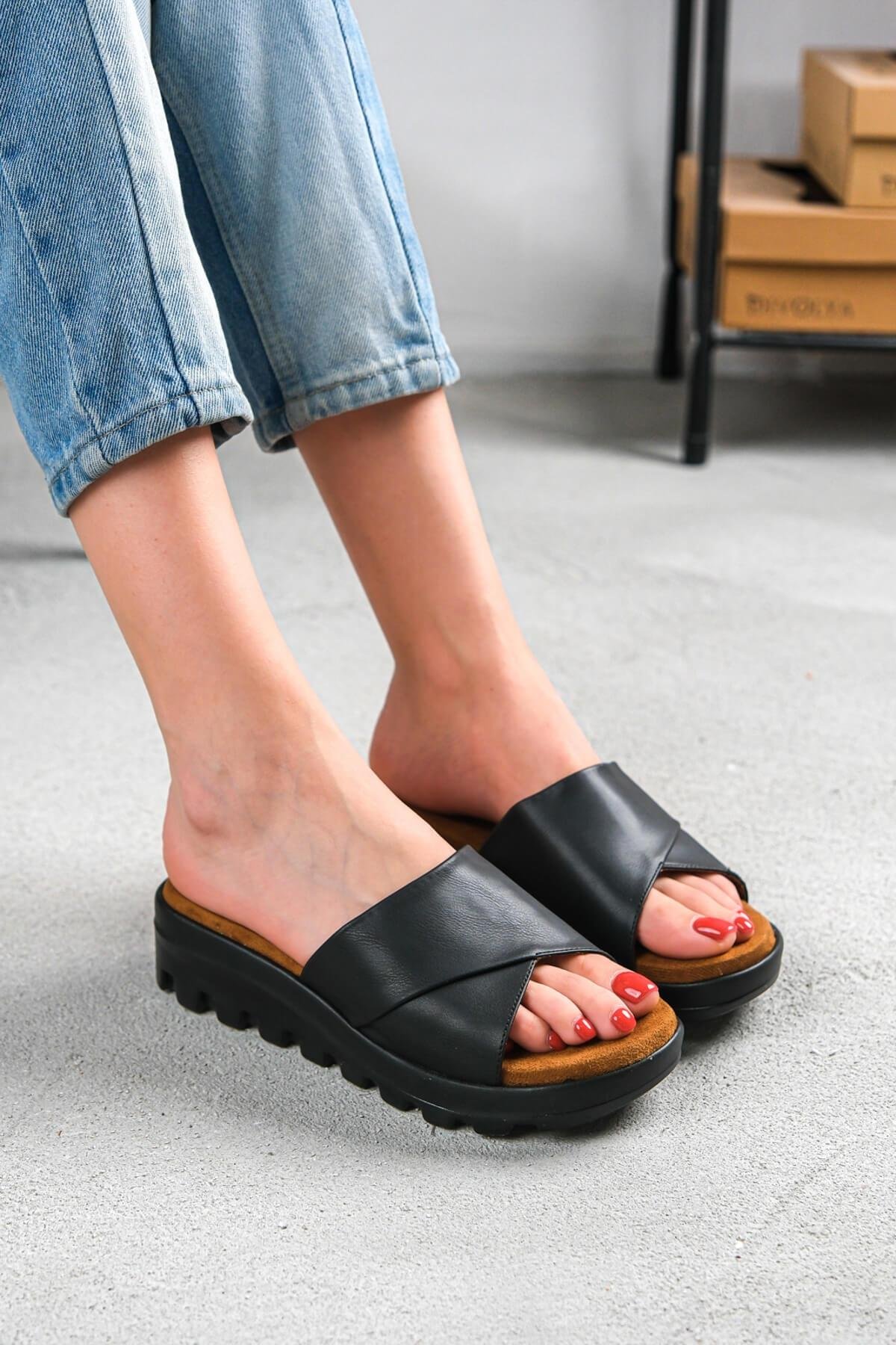 Marissa Siyah Günlük Kullanım Terlik