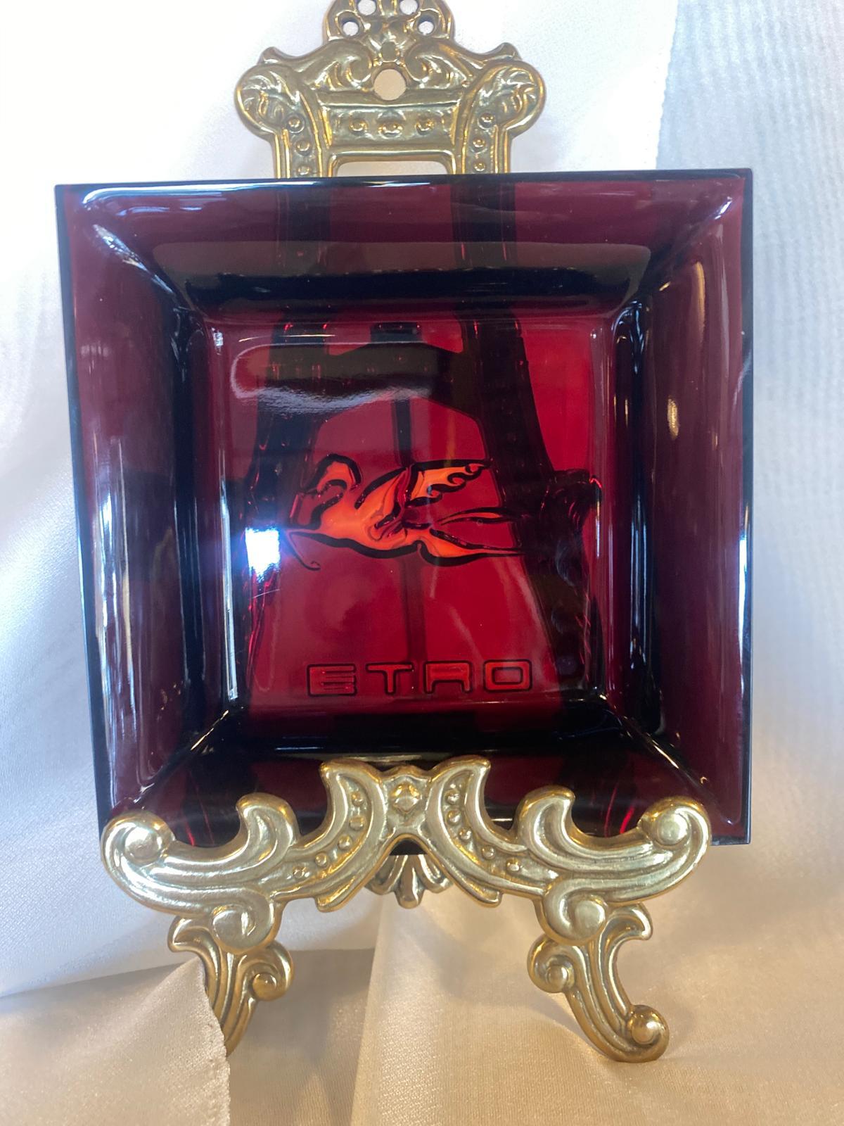 Etro İtalyan Dekoratif Kristal Bordo