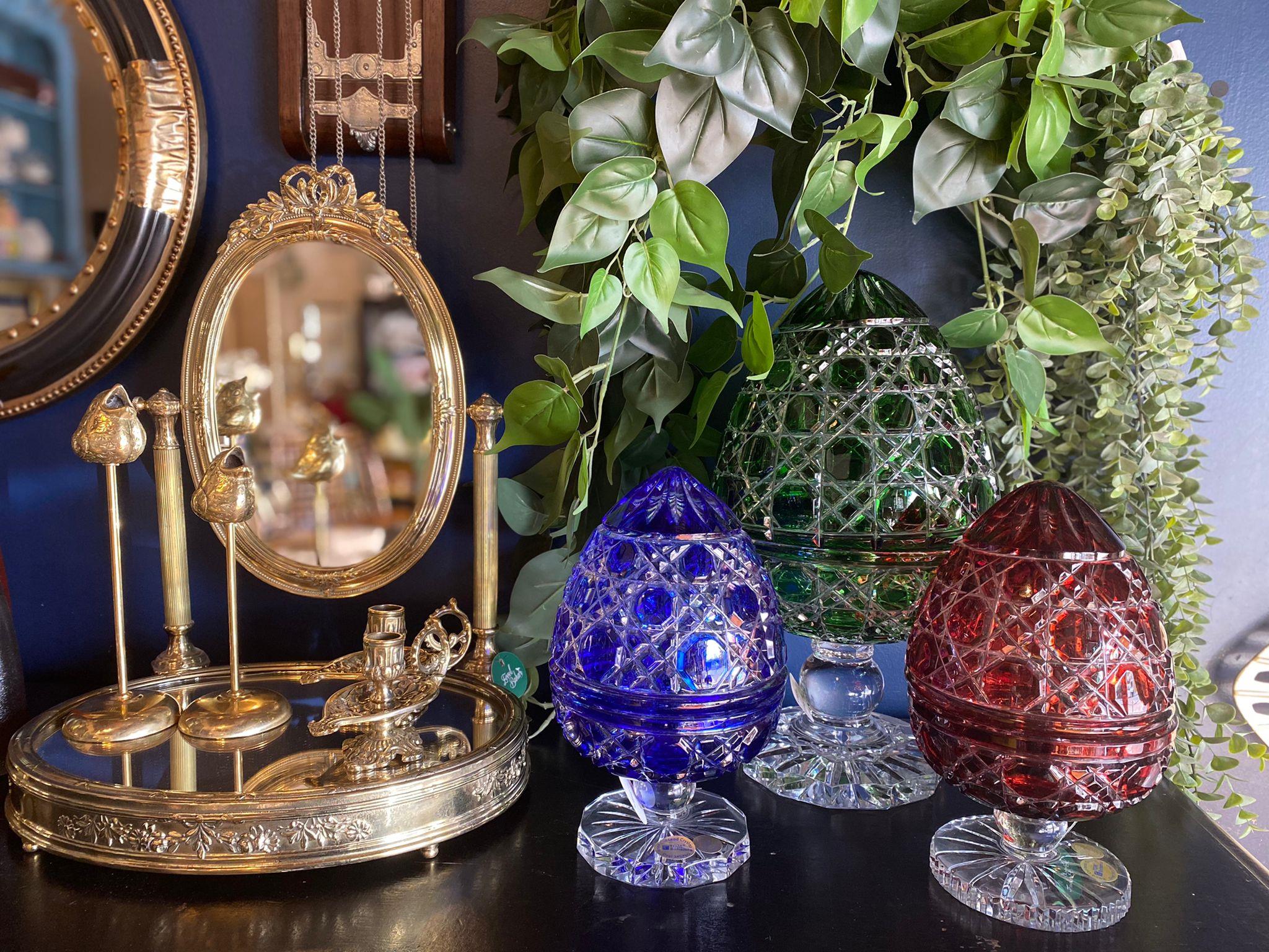 Tom Bohemia Büyük Kristal Yumurta Yeşil