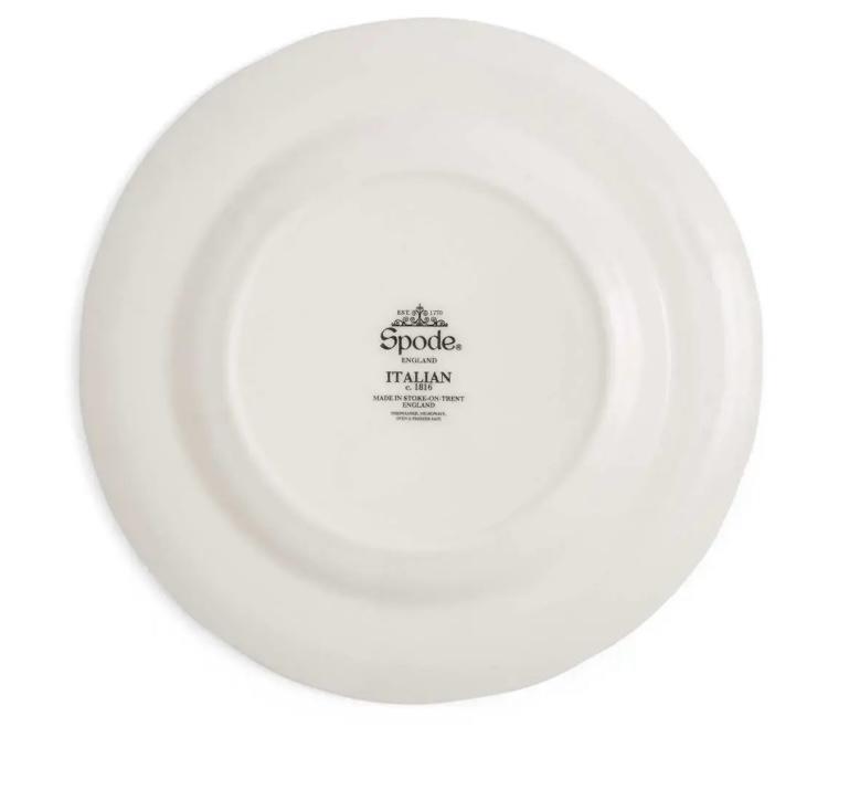 Spode Green Italian Porselen Pasta Tabağı