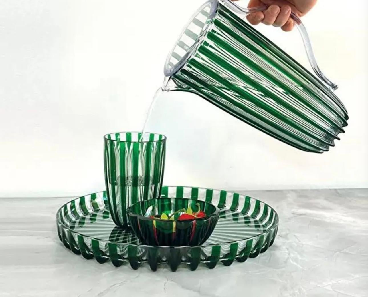 Guzzini Dolce Vita Yuvarlak Tepsi 31 cm Zümrü
