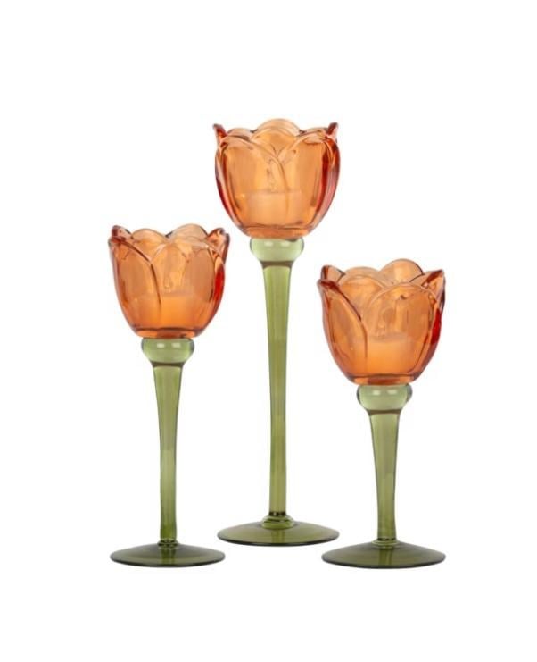 Kırmızı Cam Kadeh (22 CM)