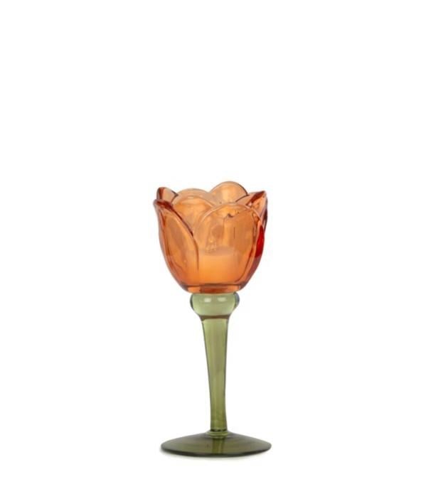 Kırmızı Cam Kadeh (19 CM)