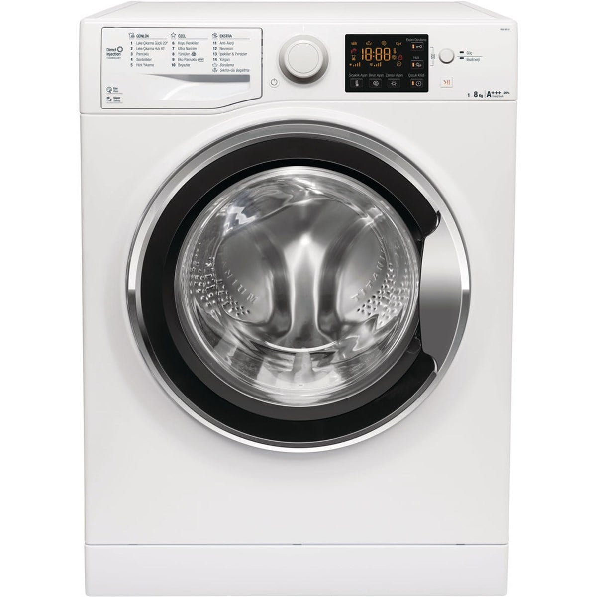 Hotpoint Ariston RSG 825 JX TK A+++ 8 kg 1200 Devir Çamaşır Makinesi