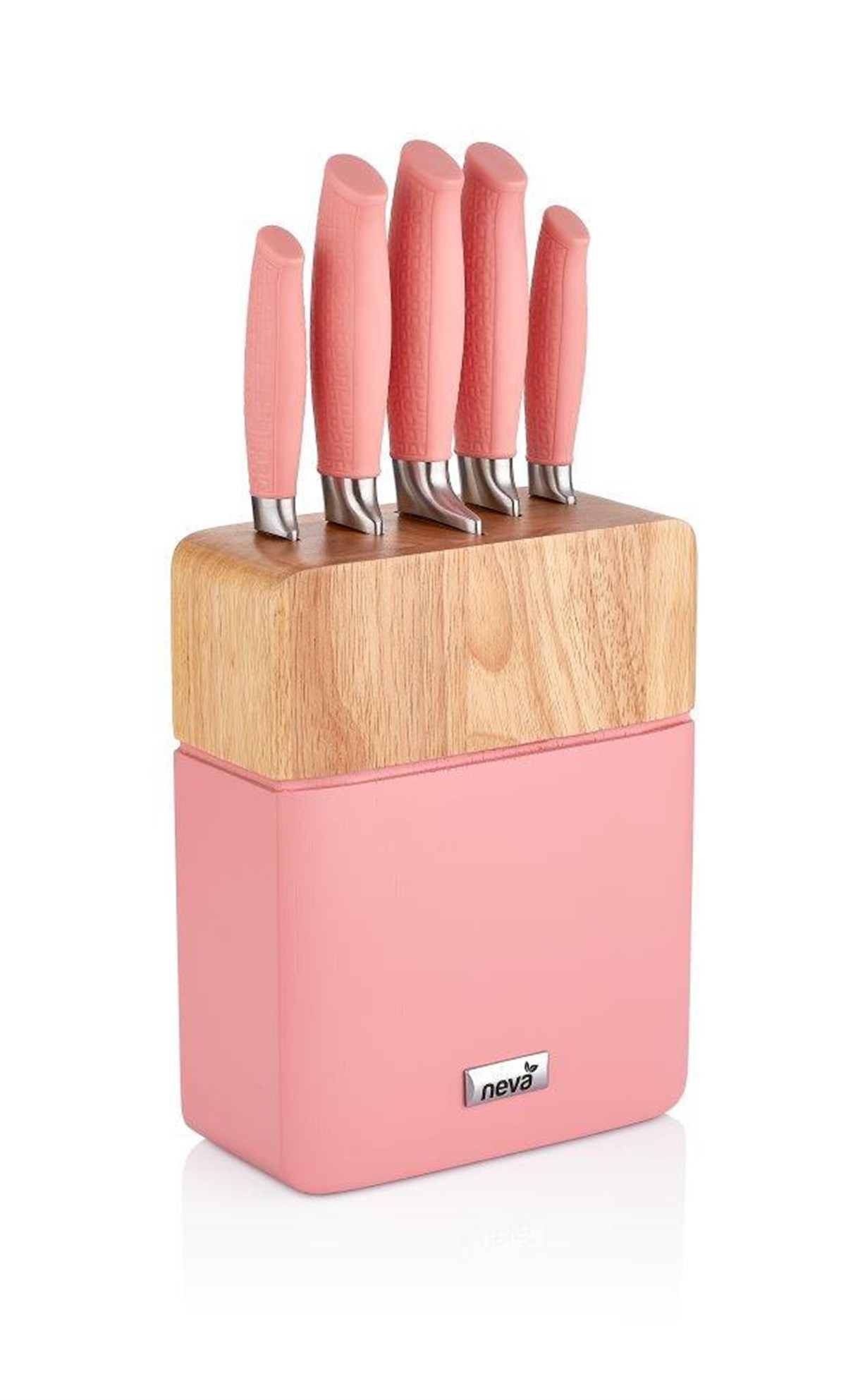 Neva Sweet Plus 5'li bıçak seti -Pembe
