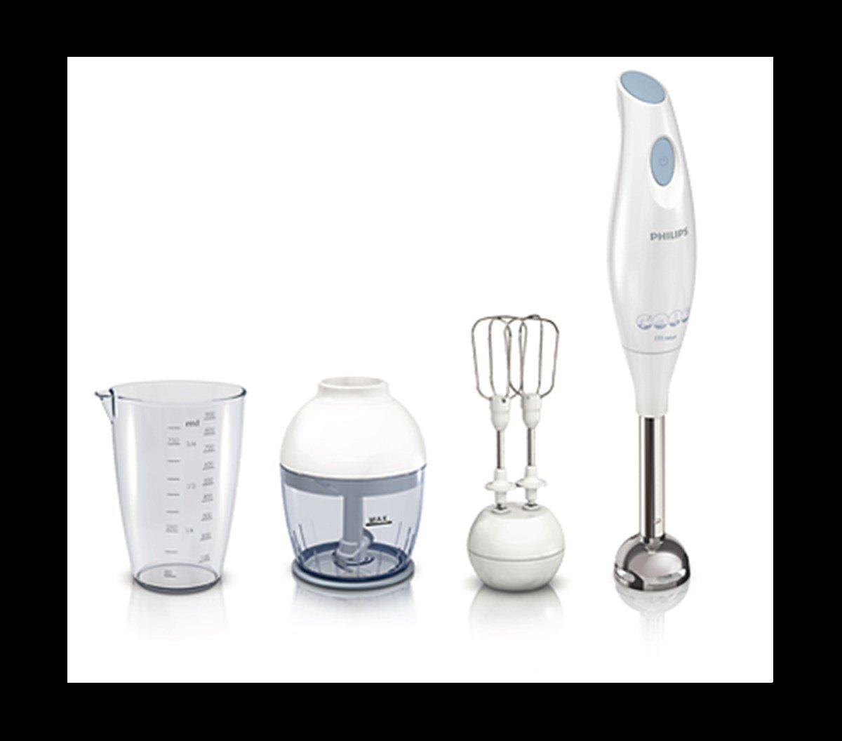 Philips HR1316/10 550 W El Blenderi Mikser Aksesuarı Doğrayıcı ve Ölçekli Sürahi ile 