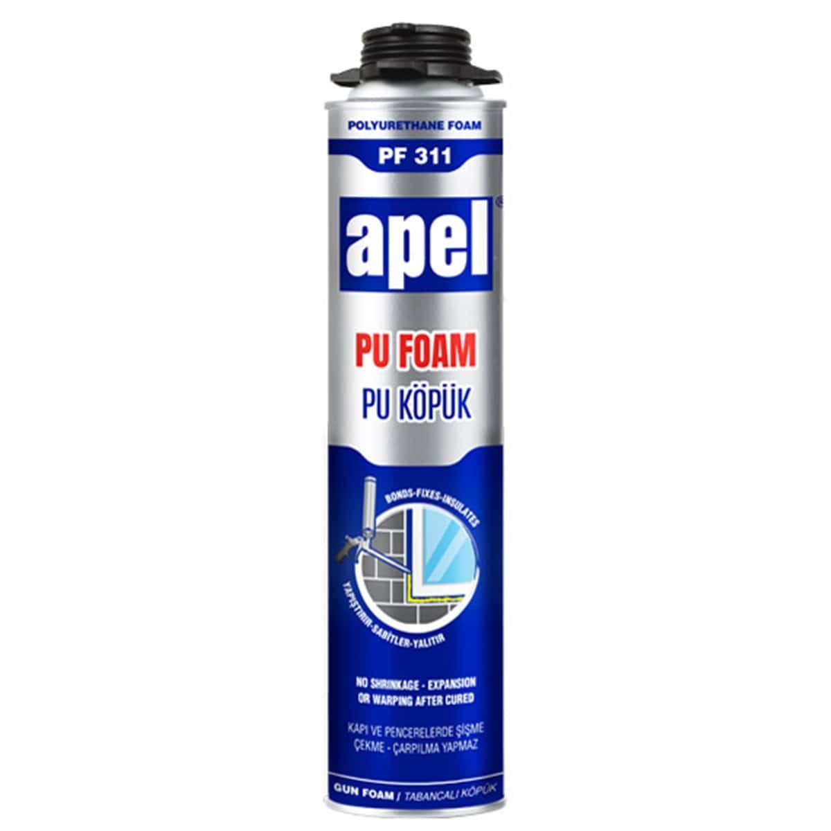 APEL PF311 POLİÜRETAN KÖPÜK TABANCALI 850 GR