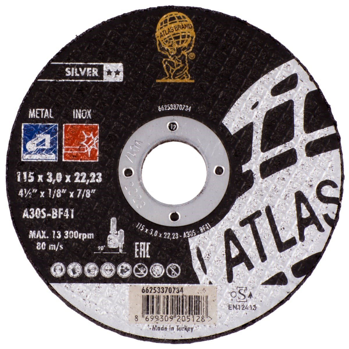 ATLAS METAL KESİCİ 115*3,0*22,23